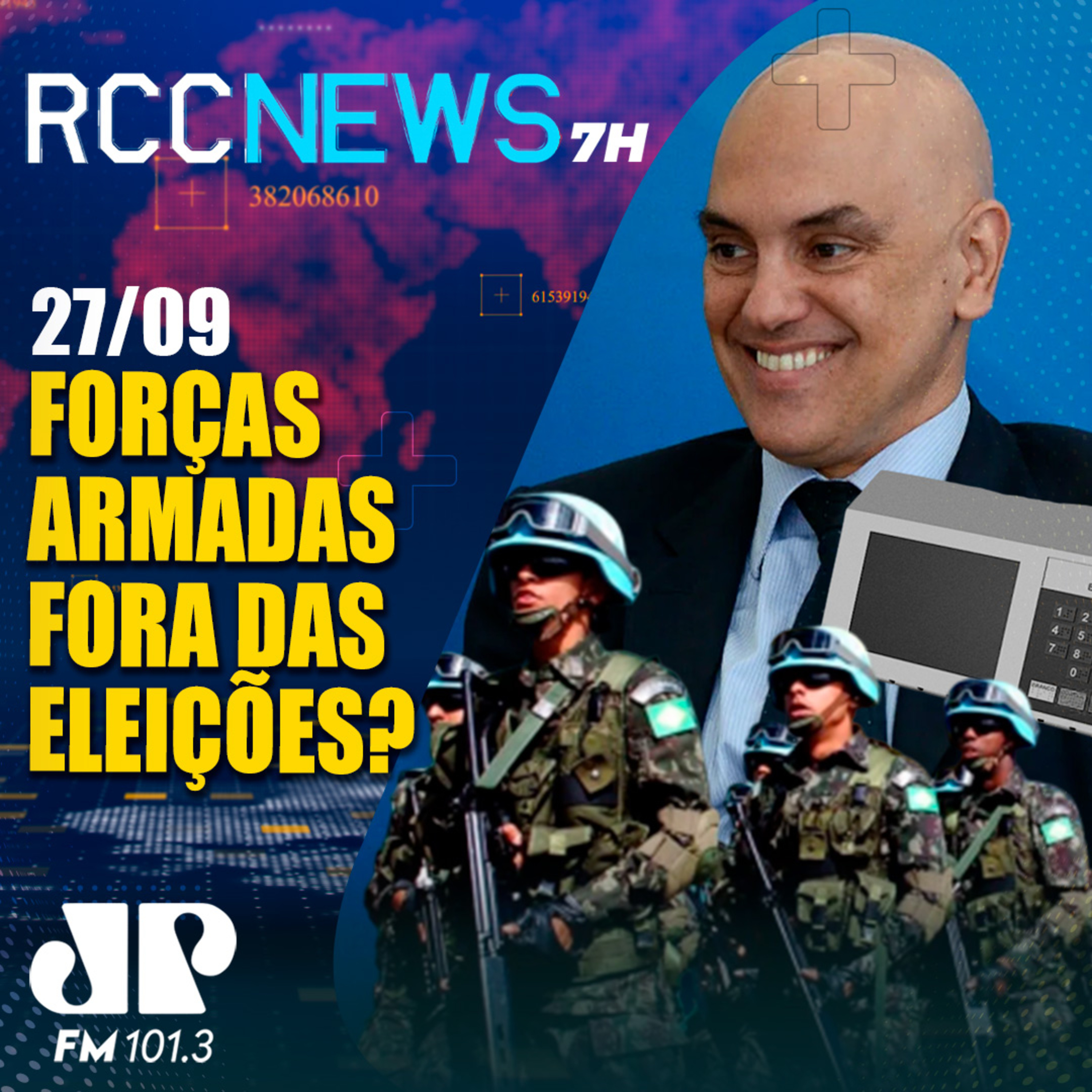 TSE exclui Forças Armadas e STF da fiscalização das urnas eletrônicas episode artwork