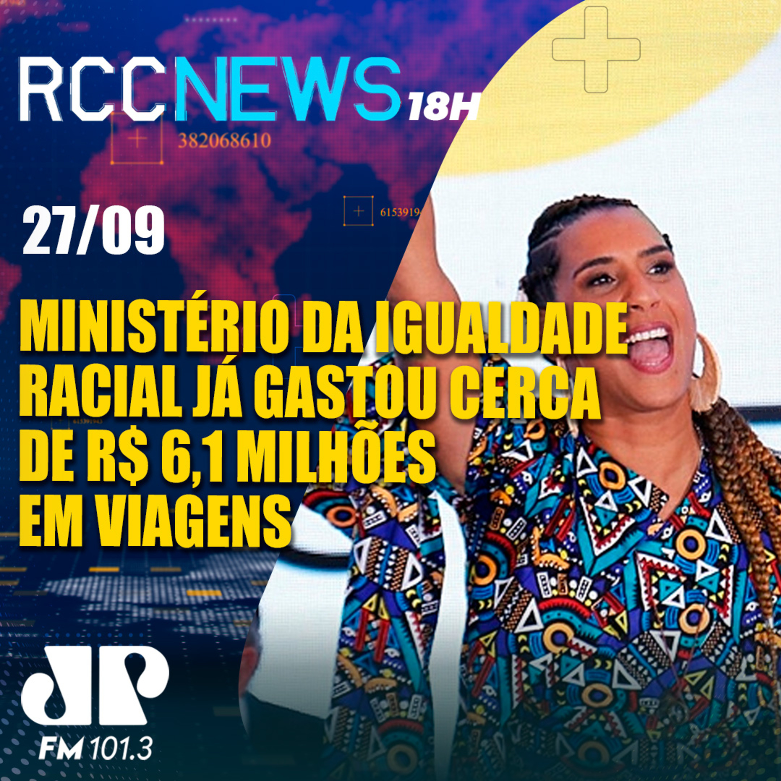 EM 2023, MINISTÉRIO DA IGUALDADE RACIAL JÁ GASTOU CERCA DE R$ 6,1 MILHÕES EM VIAGENS episode artwork