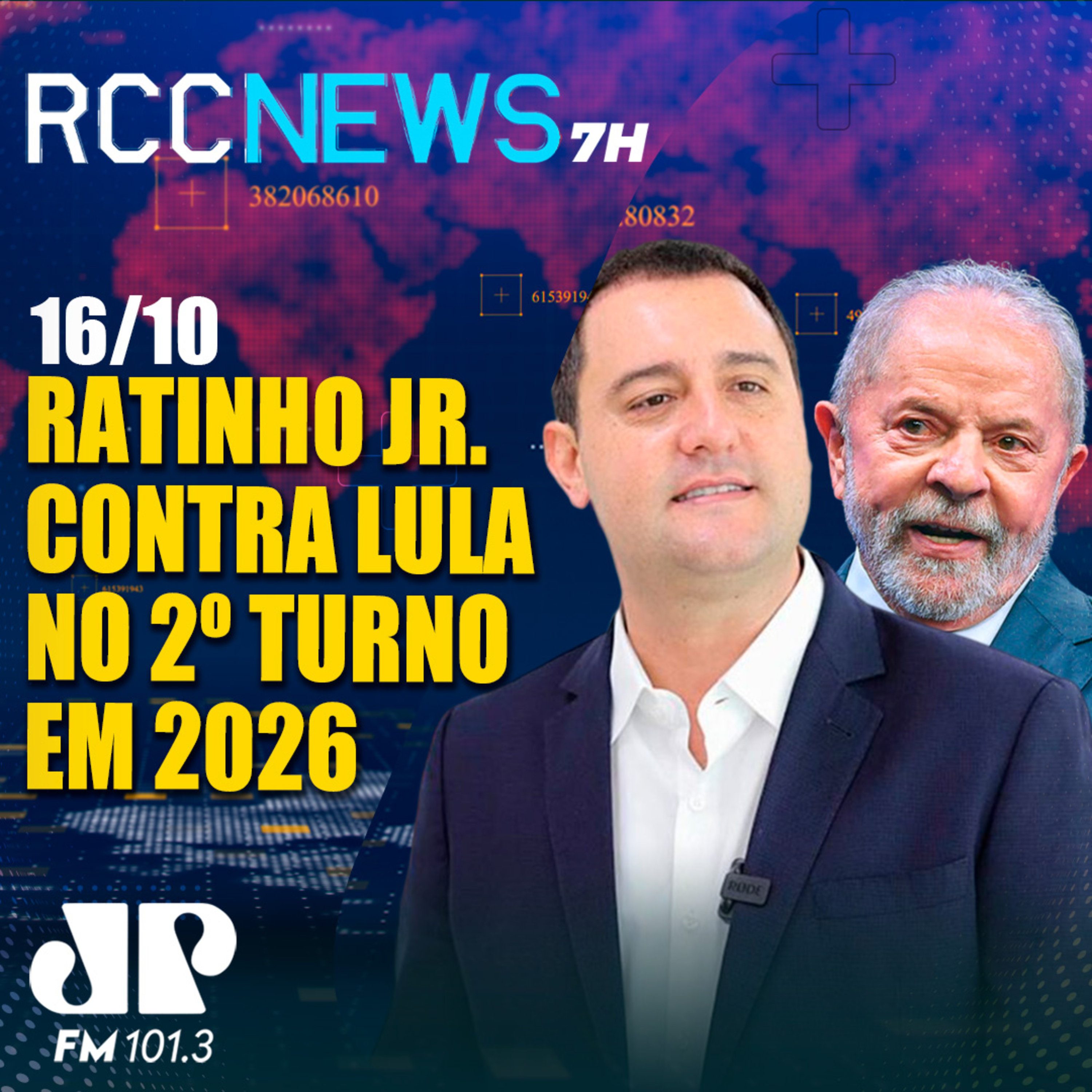 Governador do Paraná, Ratinho Jr. no 2º turno contra Lula em 2026, indica pesquisa episode artwork