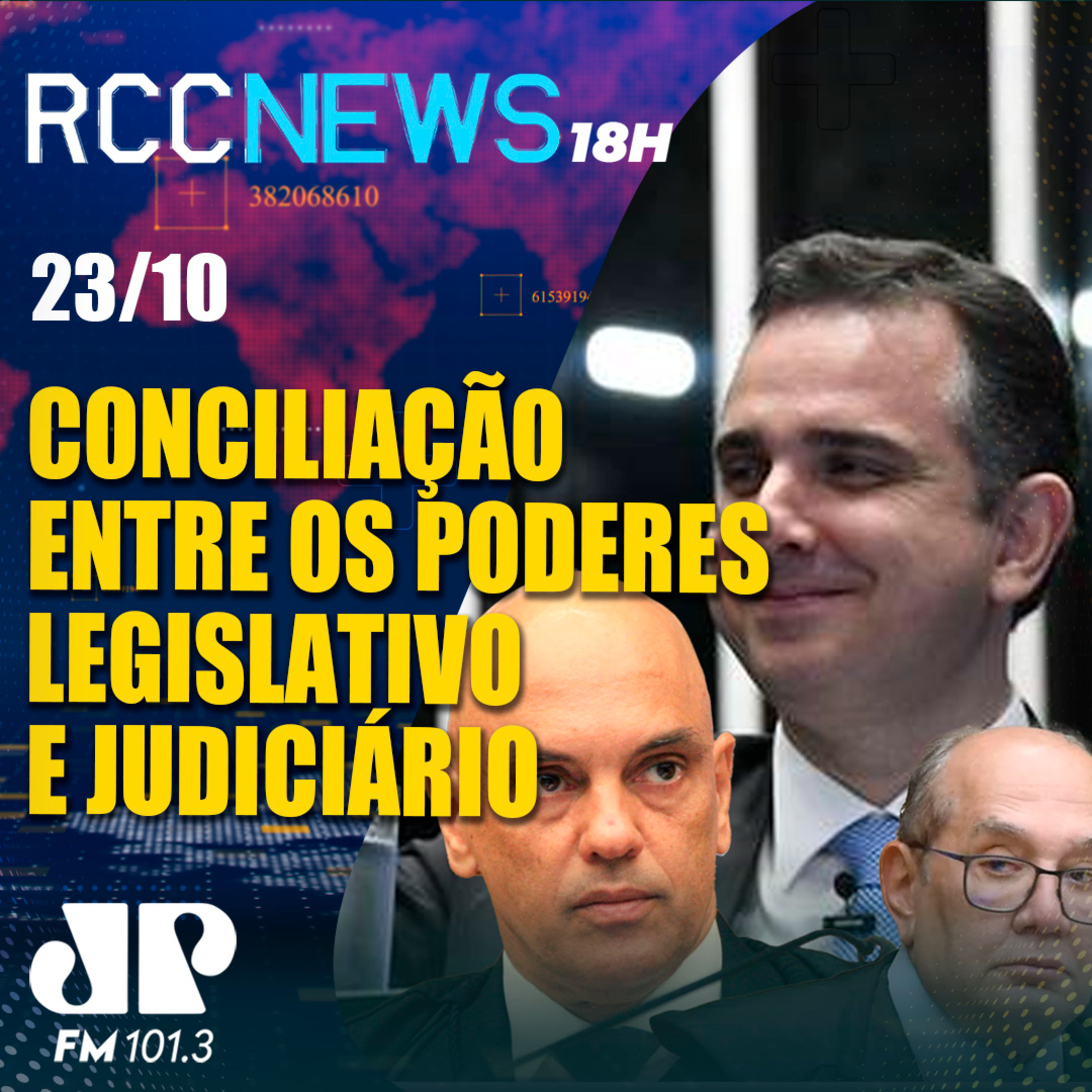 Após gestos a Bolsonaristas, Pacheco recebe integrantes do Supremo em almoço pacificador episode artwork