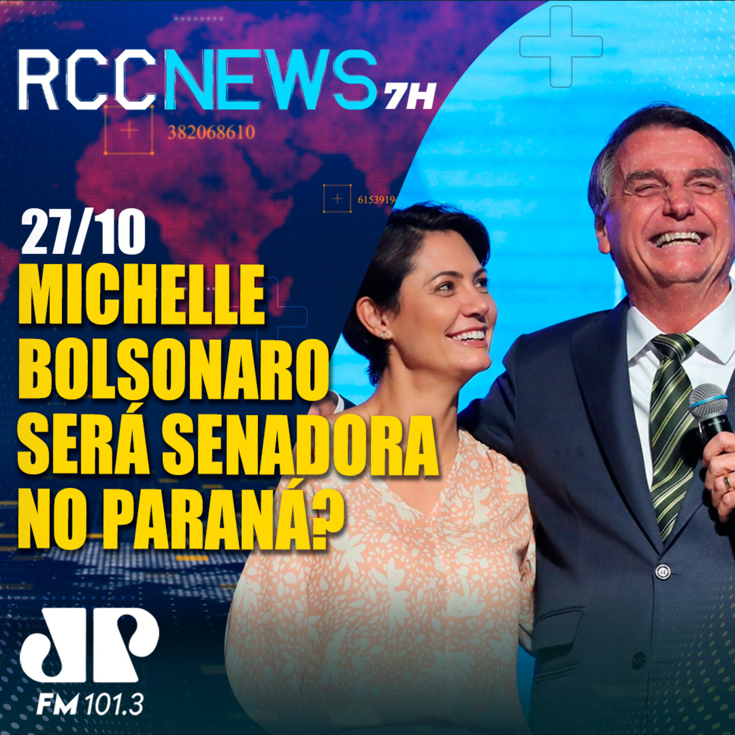 Michelle Bolsonaro larga na frente para o senado no Paraná episode artwork