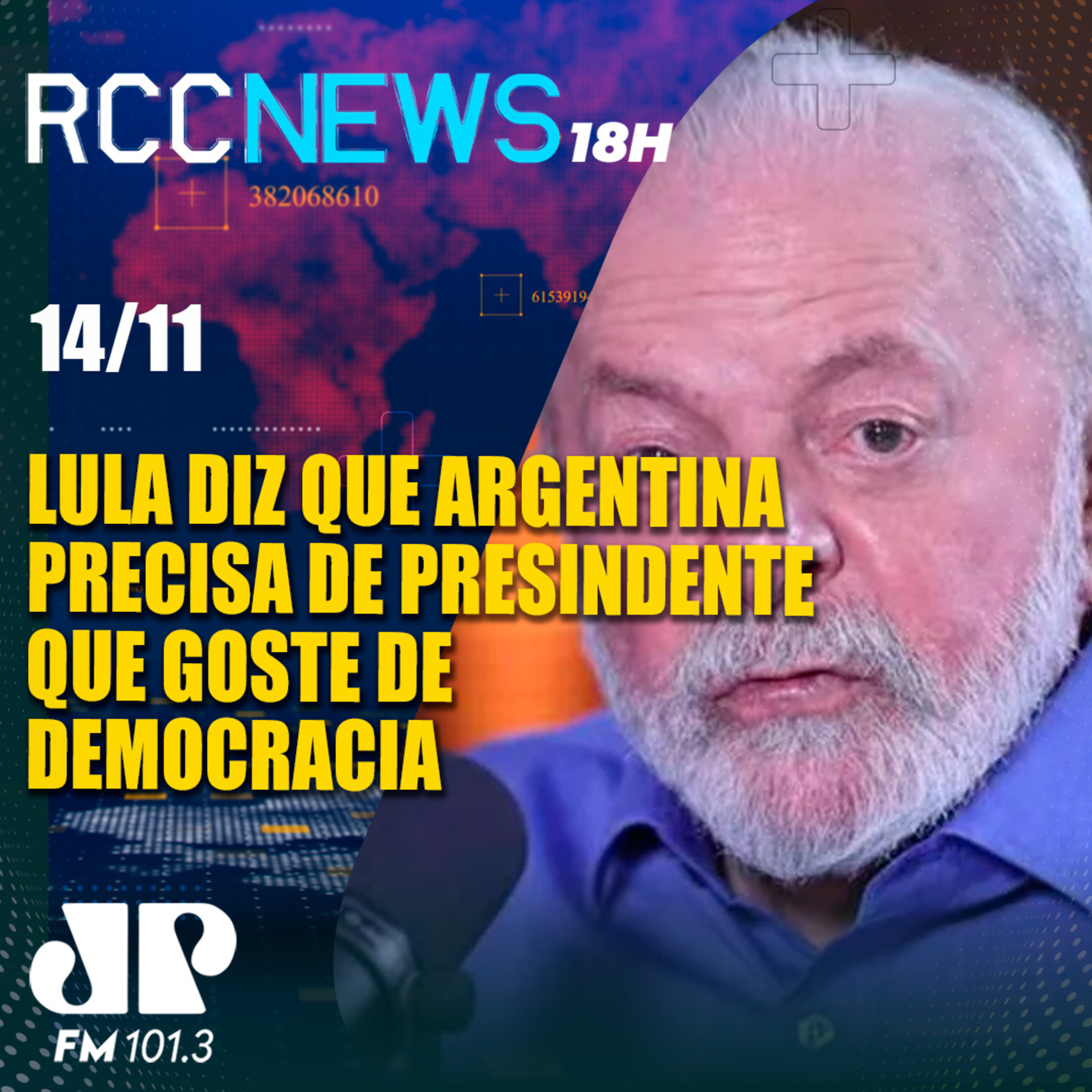 Presidente Lula (PT) afirmou, hoje, que a Argentina precisa de um presidente “que goste da democracia”. episode artwork