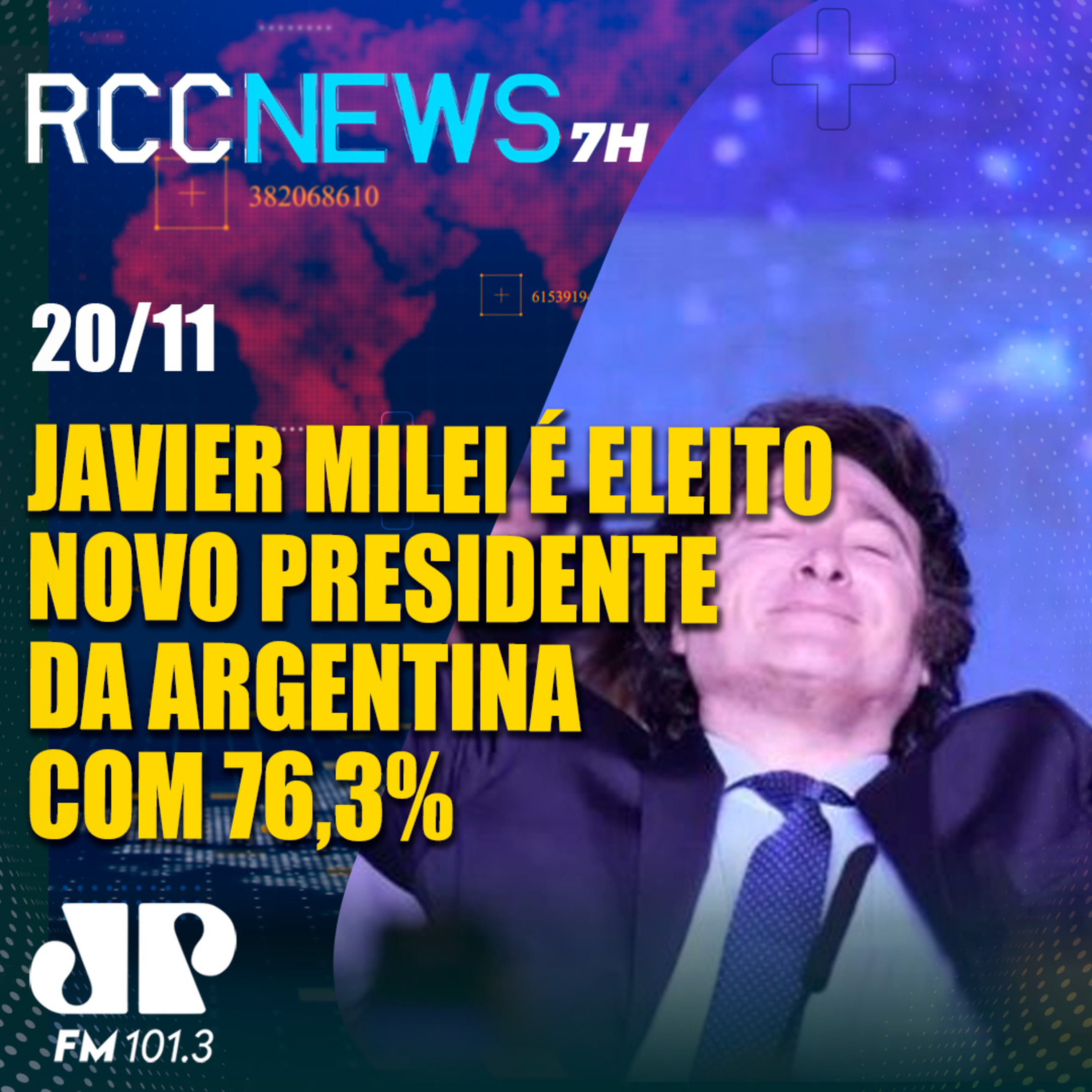 Javier Milei é eleito presidente da Argentina com 76,3% dos votos episode artwork