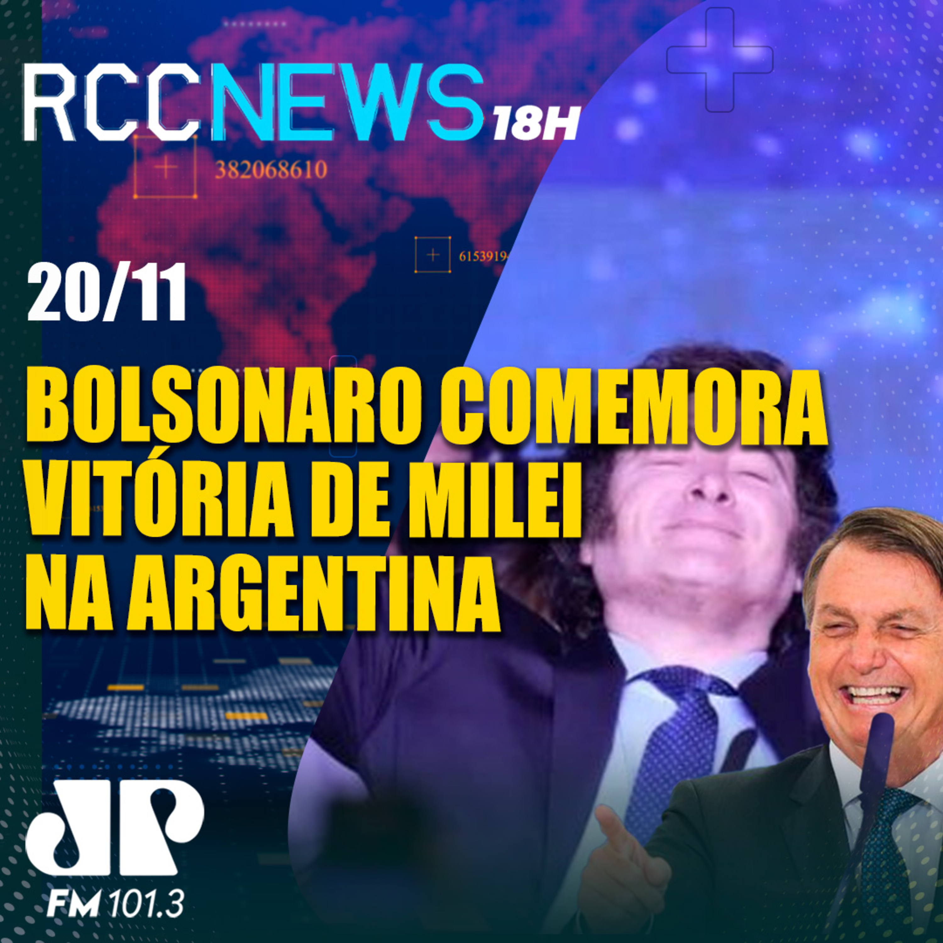 Bolsonaro comemora vitória de Javier Milei episode artwork