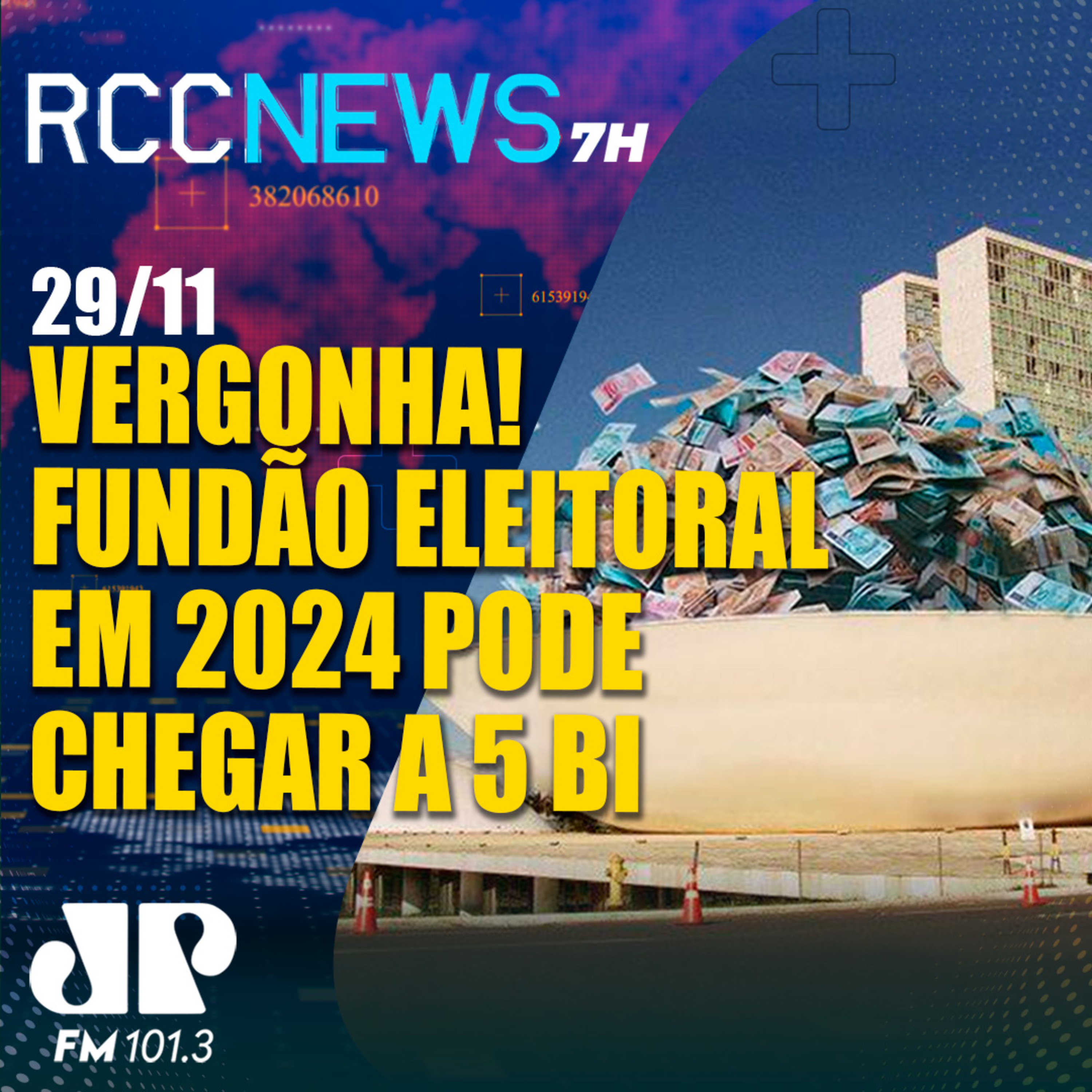 Fundo Eleitoral para 2024 deve ter valor recorde com 150% a mais que de 2020 episode artwork
