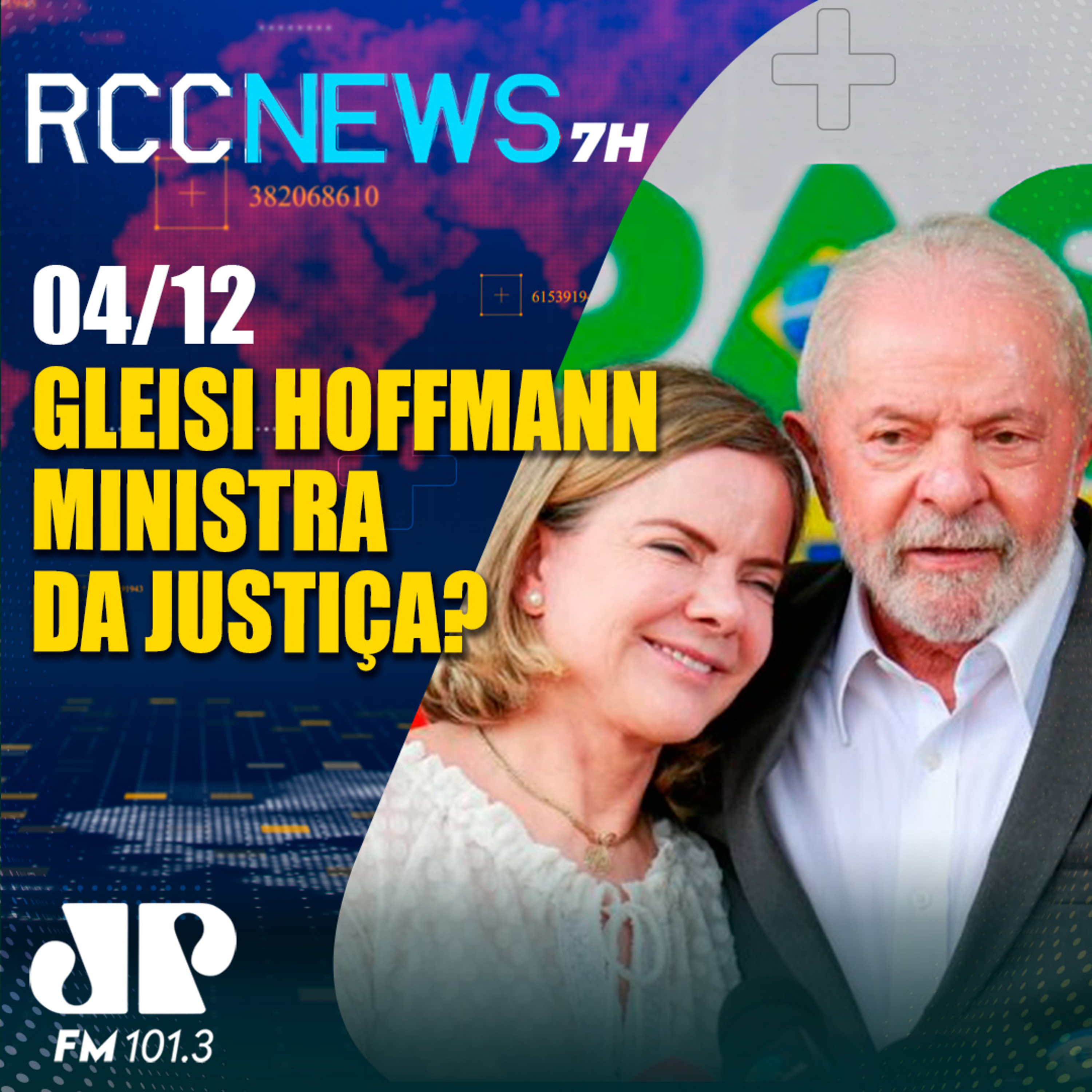 Lula sonda ministros sobre Gleisi Hoffmann no Ministério da Justiça episode artwork