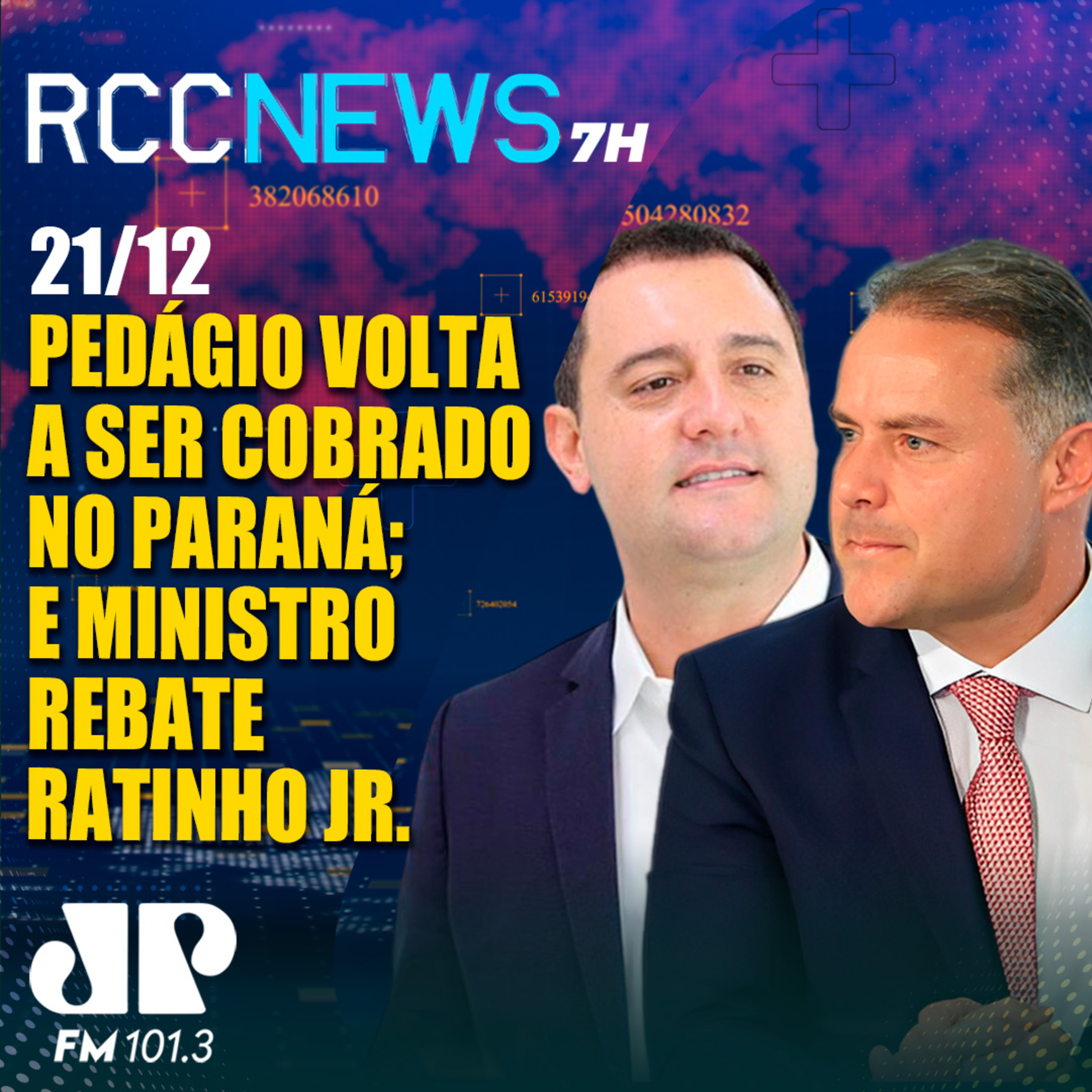 Ministro de Lula rebate Ratinho Jr. sobre pedágio que volta a ser cobrado no PR episode artwork