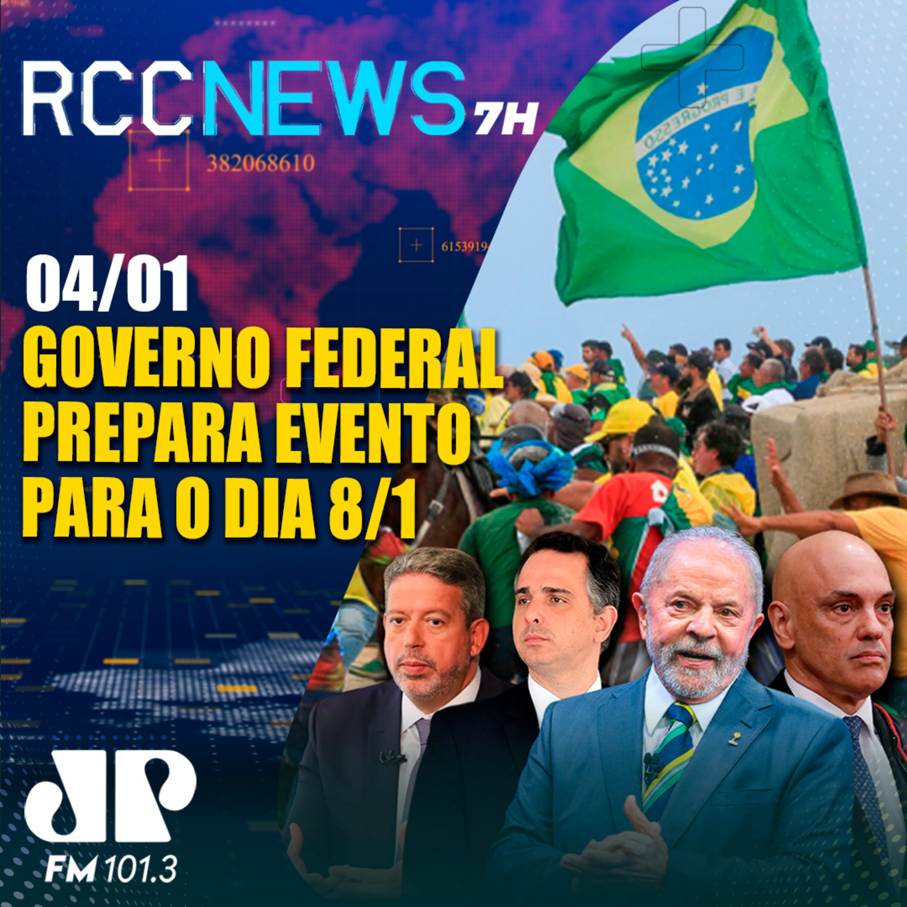 8 de janeiro: autoridades preparam ato simbólico em Brasília episode artwork