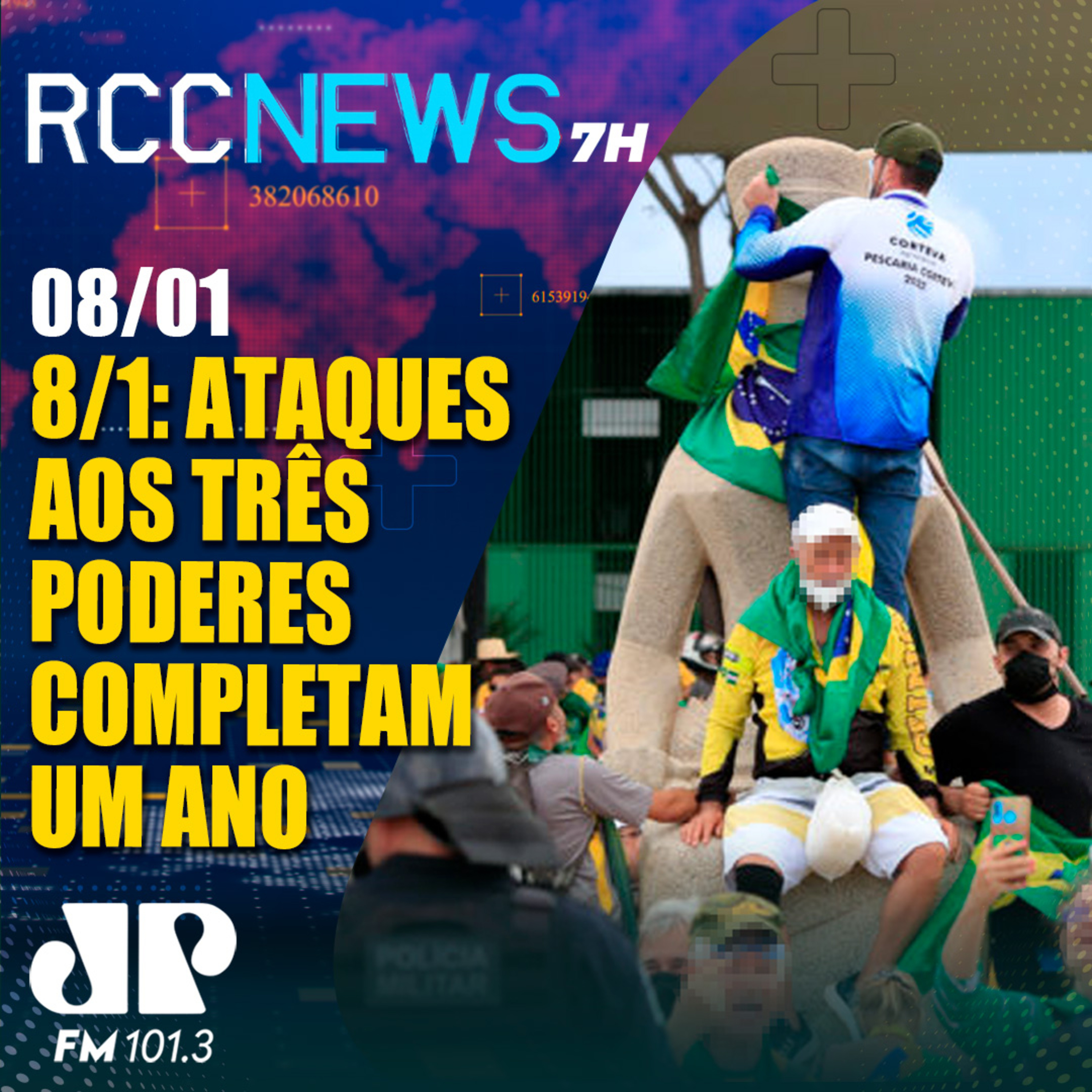 8/1: Ataques aos três poderes em Brasília completam um ano episode artwork