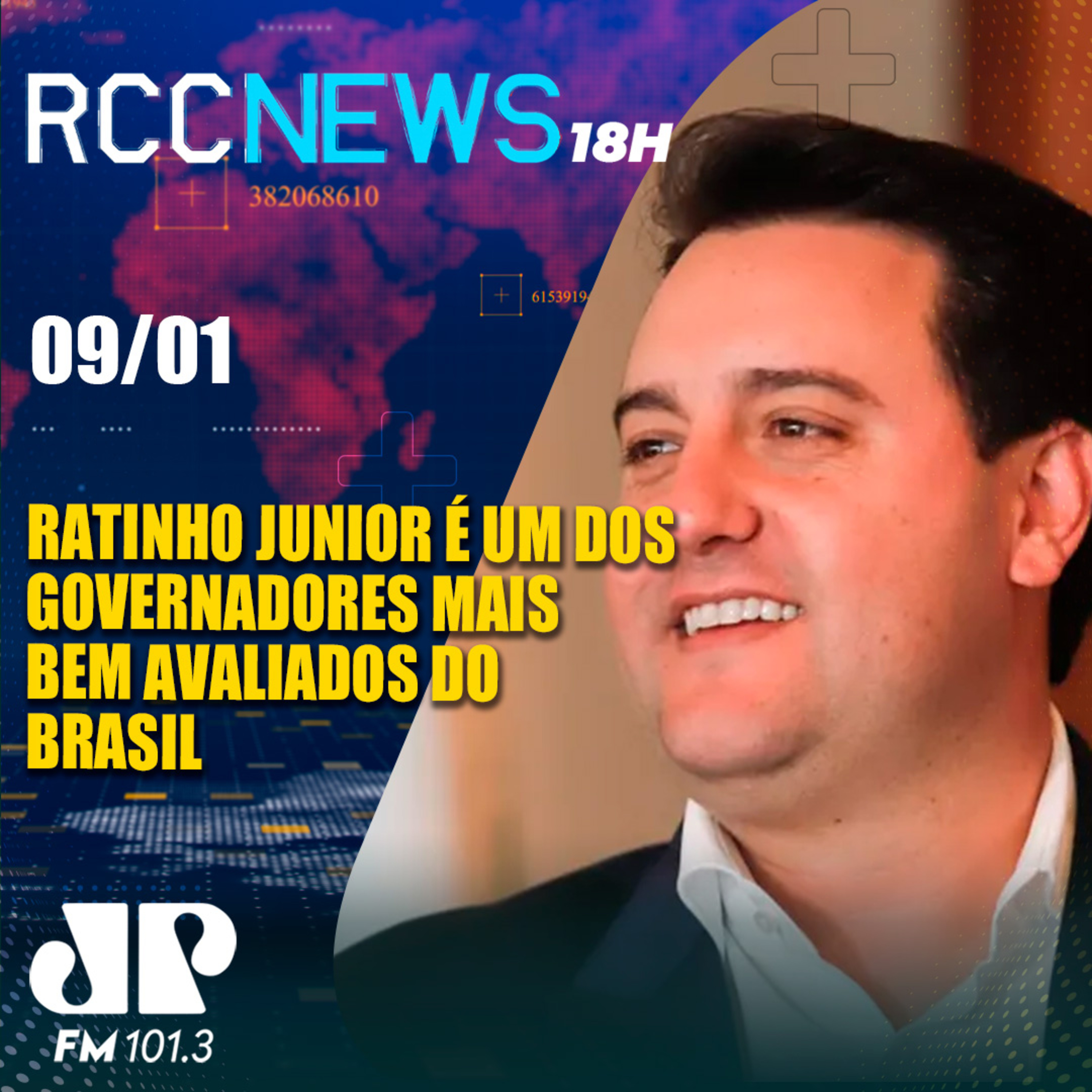 Segundo pesquisa, Ratinho Jr é um dos governadores mais bem avaliados do Brasil episode artwork