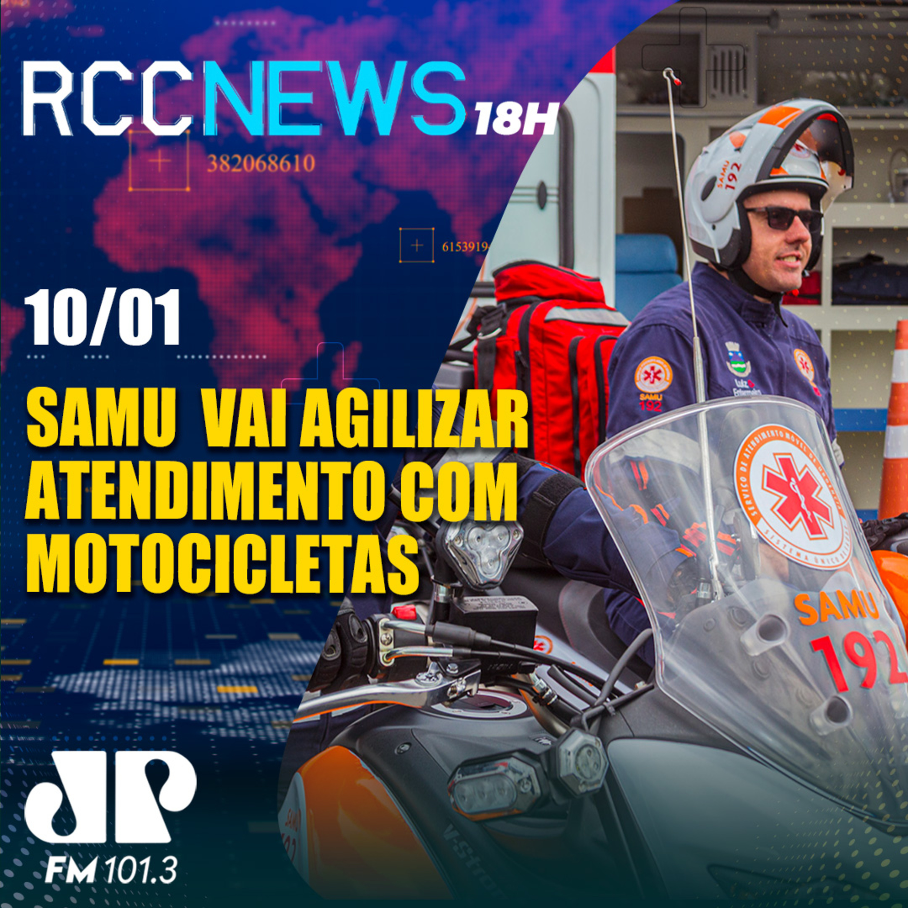 Samu contará com motocicletas para agilizar atendimentos à população episode artwork