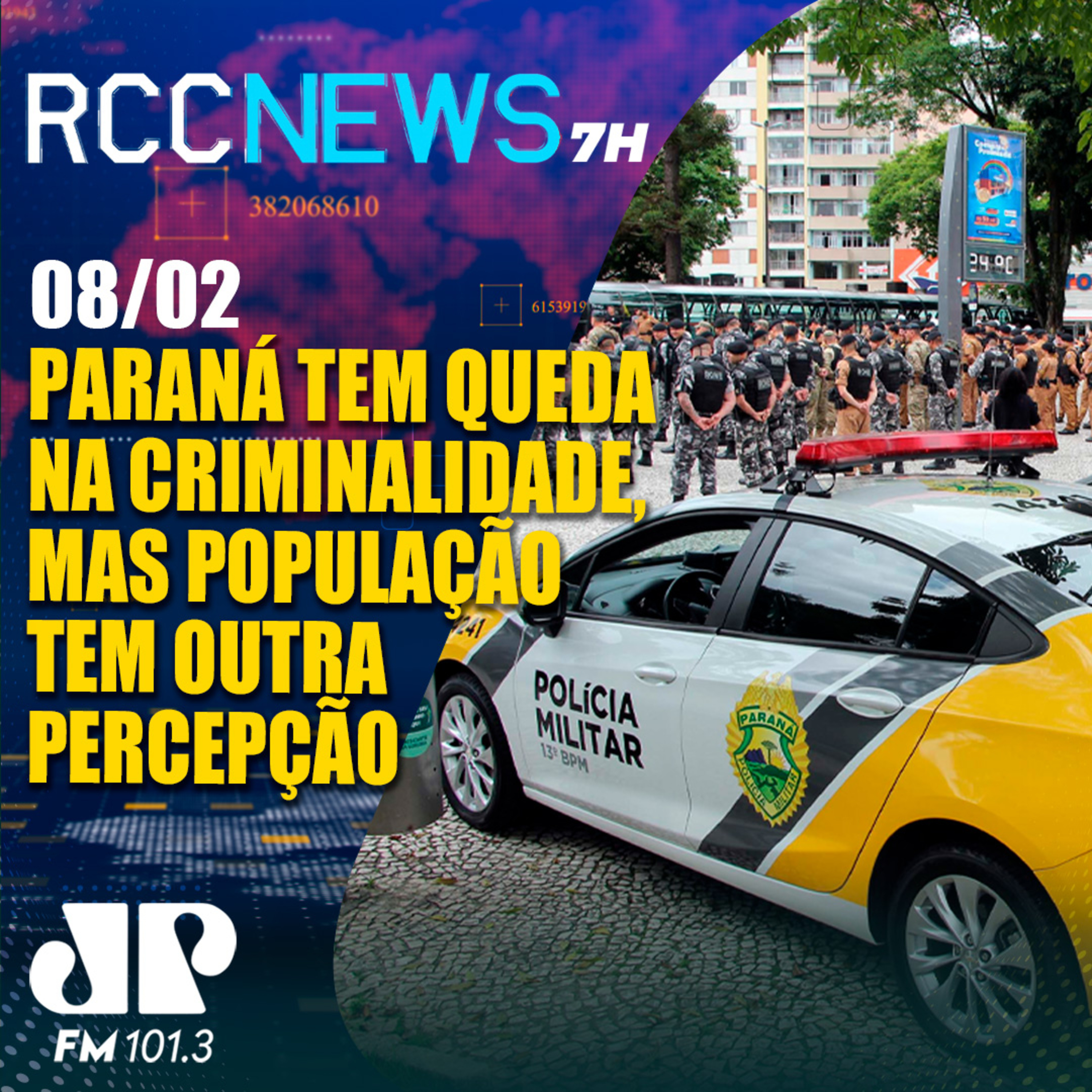 Paraná tem queda na criminalidade, mas é a mesma percepção da população? episode artwork