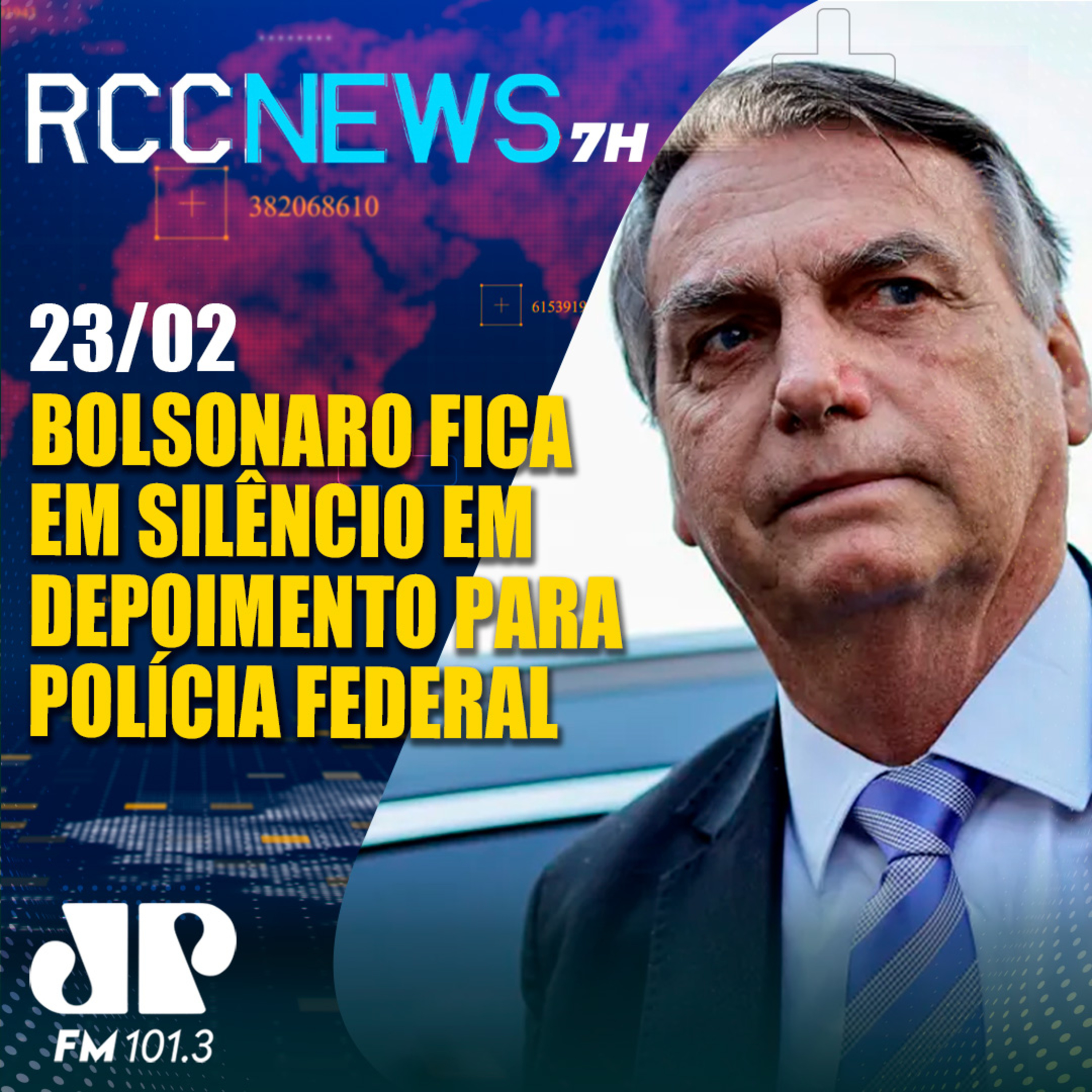 Bolsonaro fica em silêncio em depoimento na Polícia Federal episode artwork