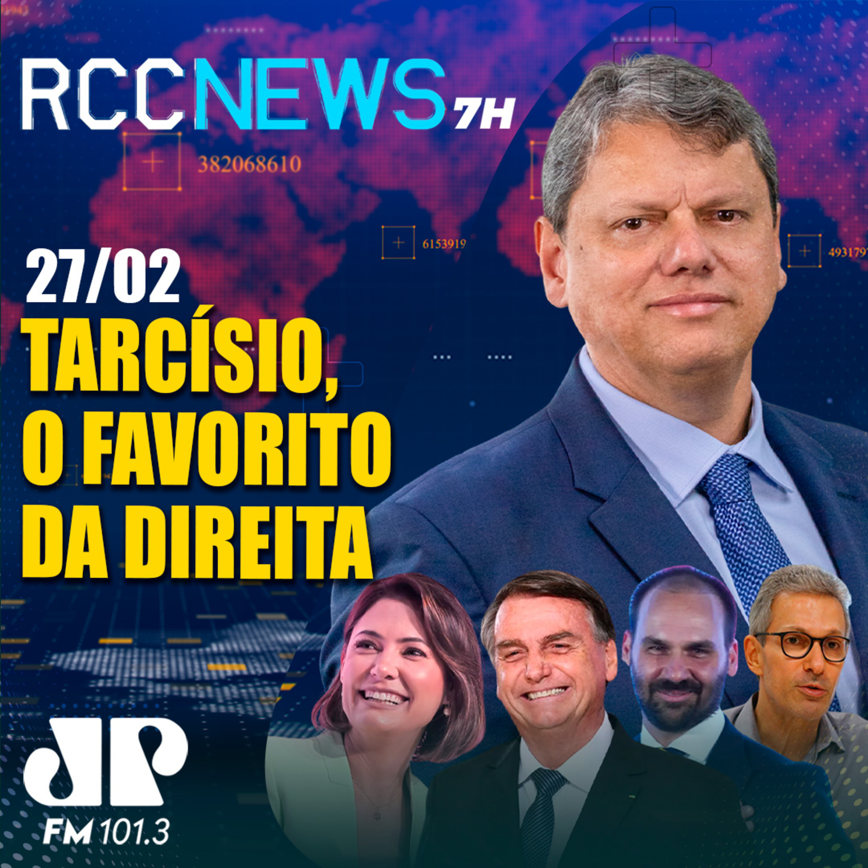 Sem Bolsonaro, direita escolhe Tarcísio para Presidência em pesquisa episode artwork