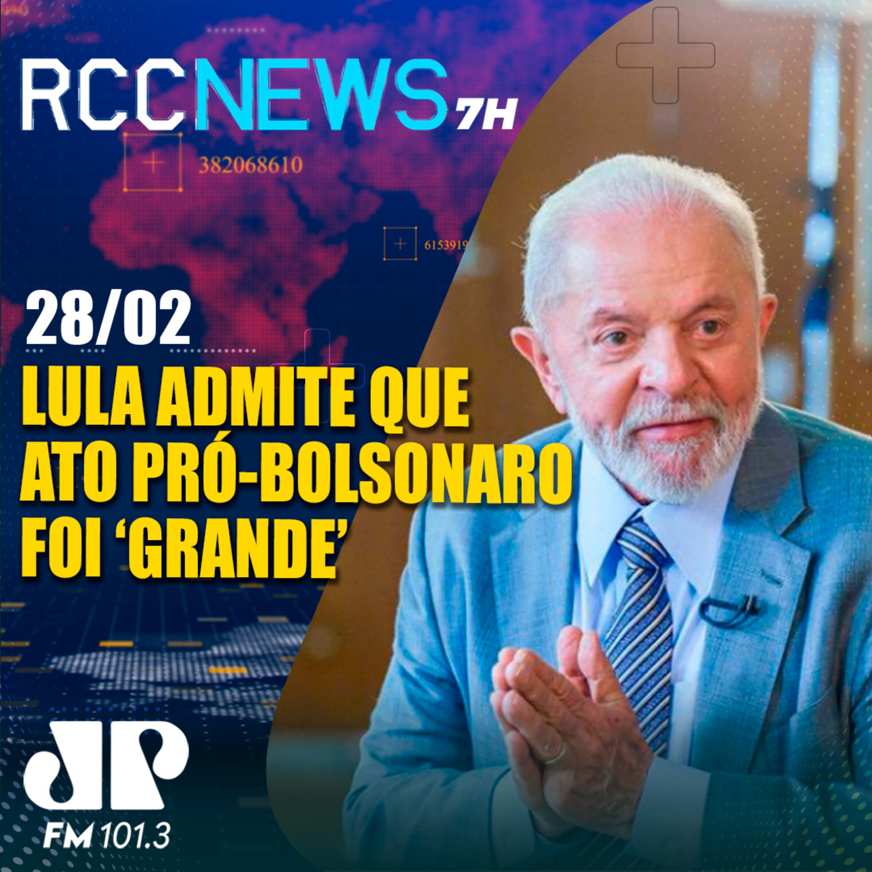 Lula diz que ato de Bolsonaro foi 'grande': 'Não é possível negar um fato' episode artwork
