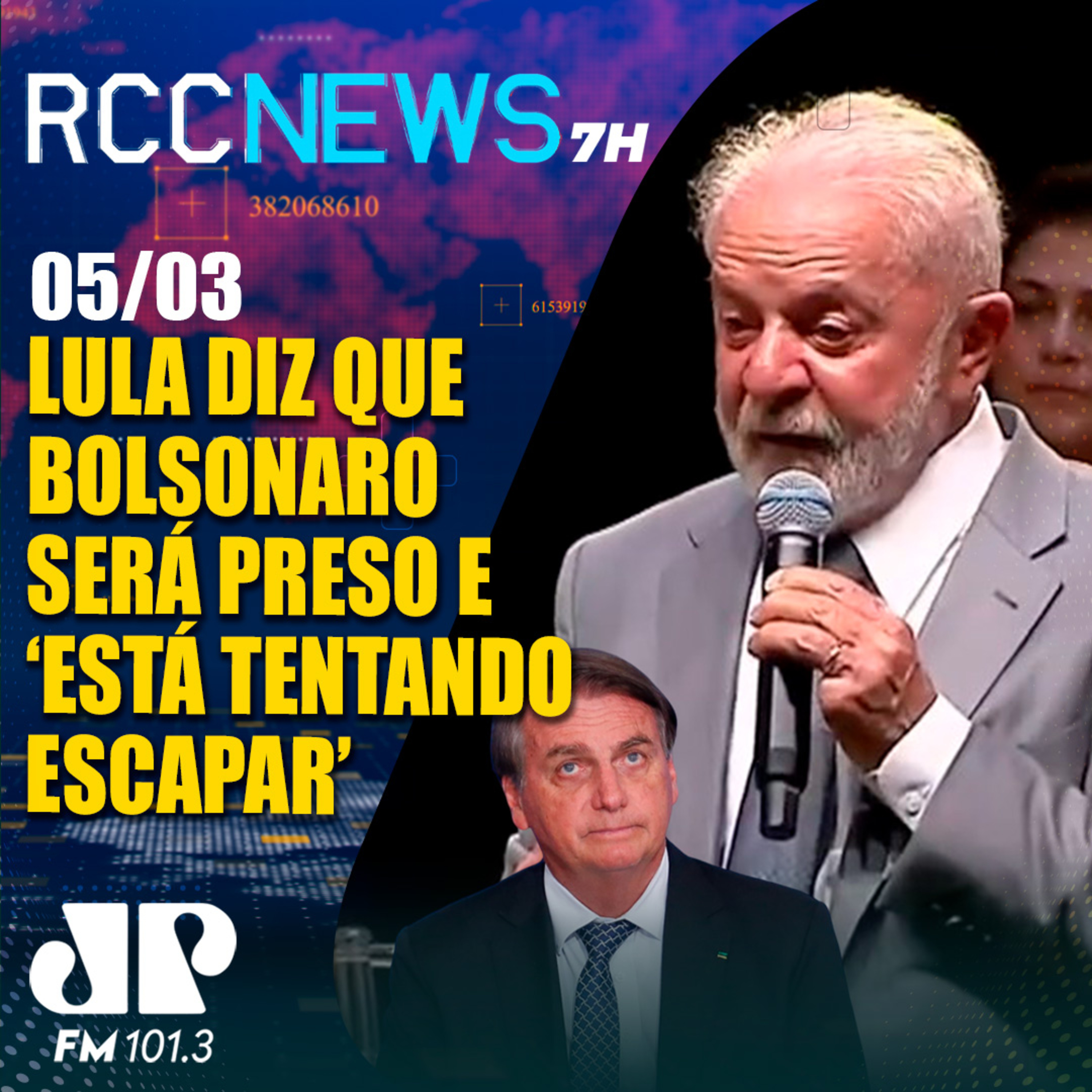 Lula diz que Bolsonaro tentou golpe e 'está tentando escapar' de ser preso episode artwork