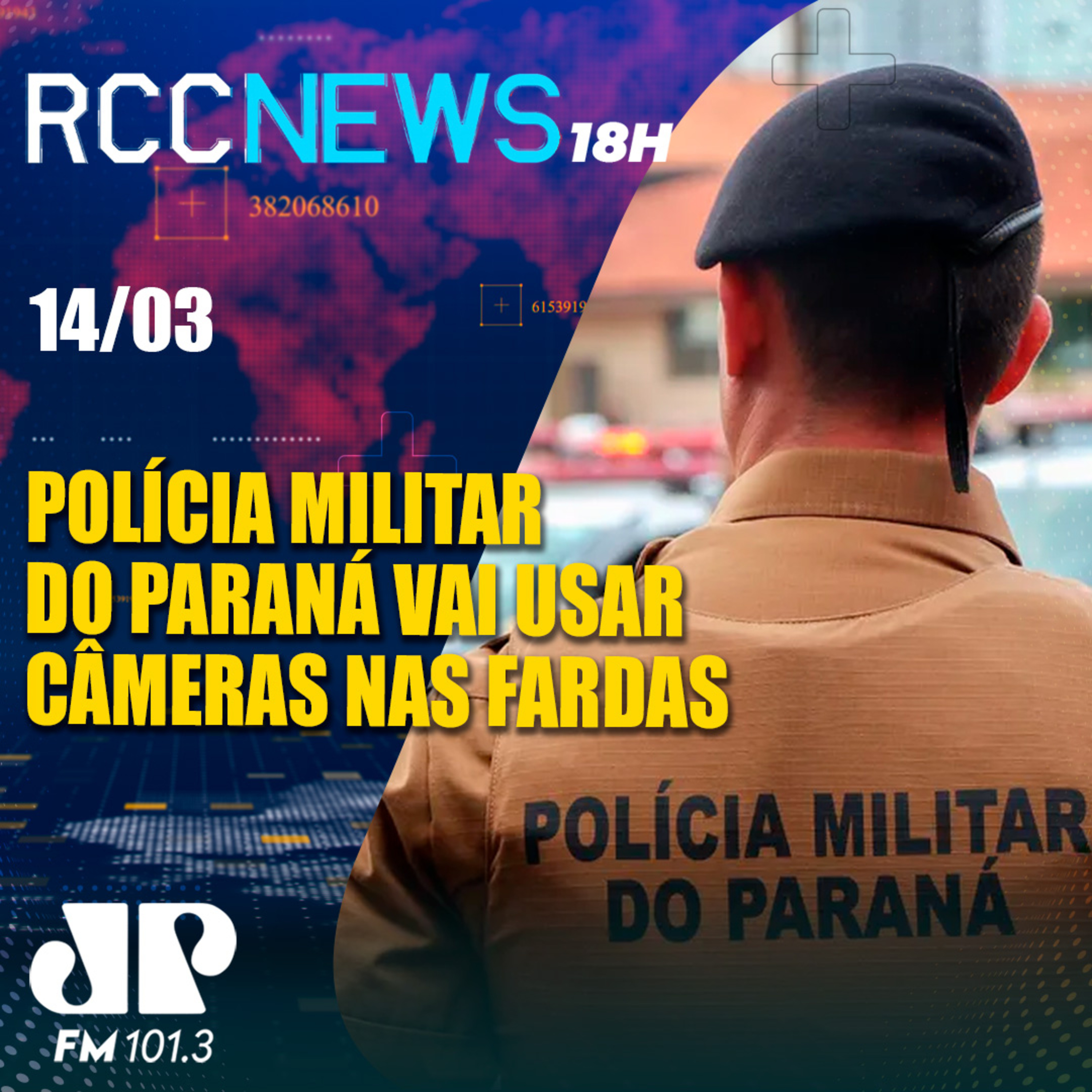 Polícia Militar começa a usar câmeras nas fardas em abril no Paraná episode artwork