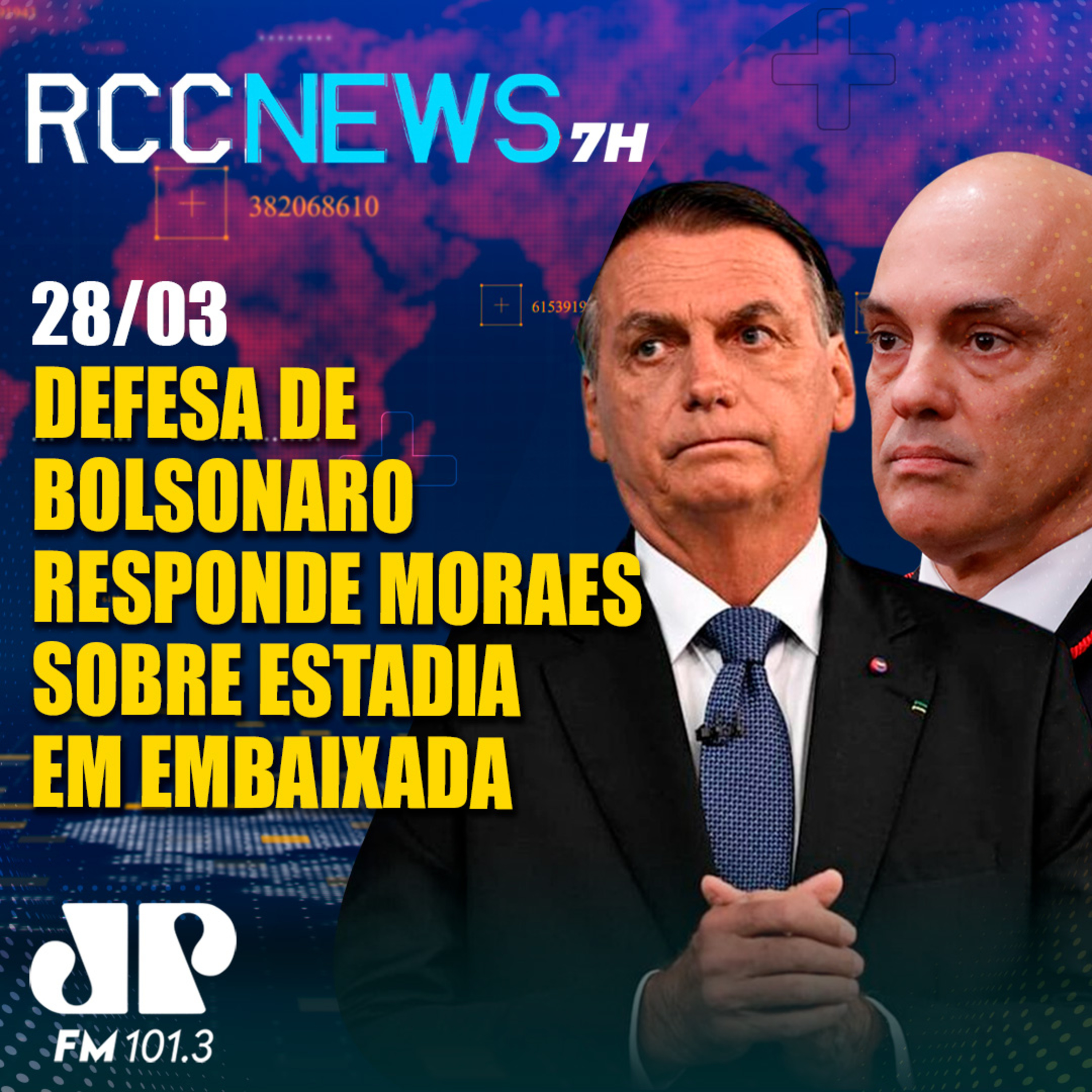 Defesa de Bolsonaro responde Moraes sobre estadia em embaixada da Hungria episode artwork