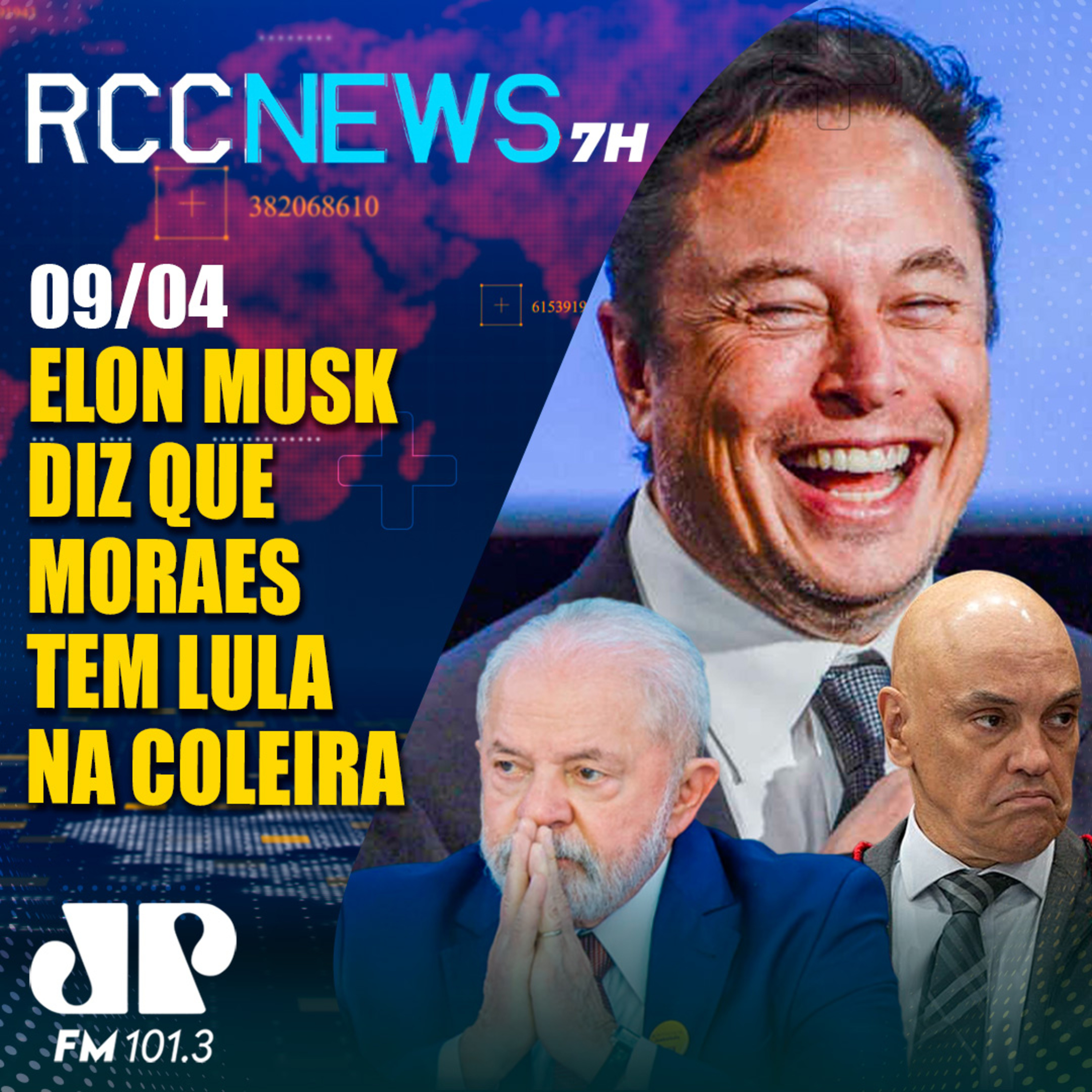 Elon Musk diz que Lula está na 'coleira' de Moraes e Pacheco defende regulação episode artwork