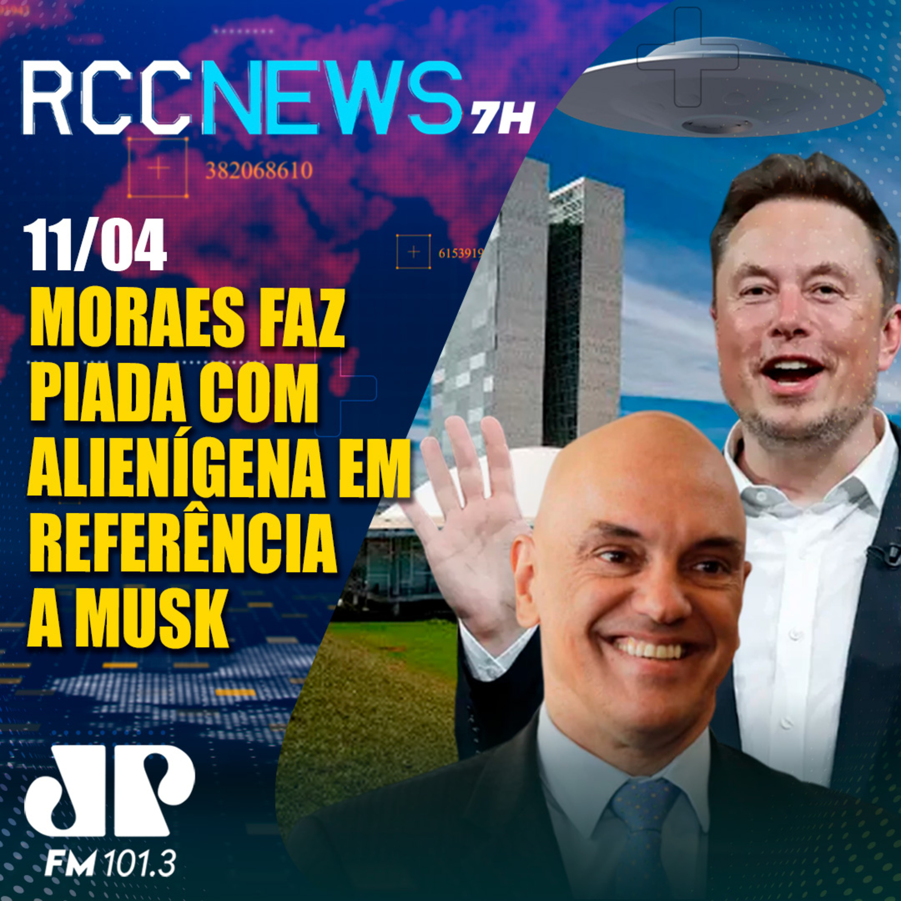 STF x Musk: Moraes faz piada com alienígena em referência ao bilionário episode artwork