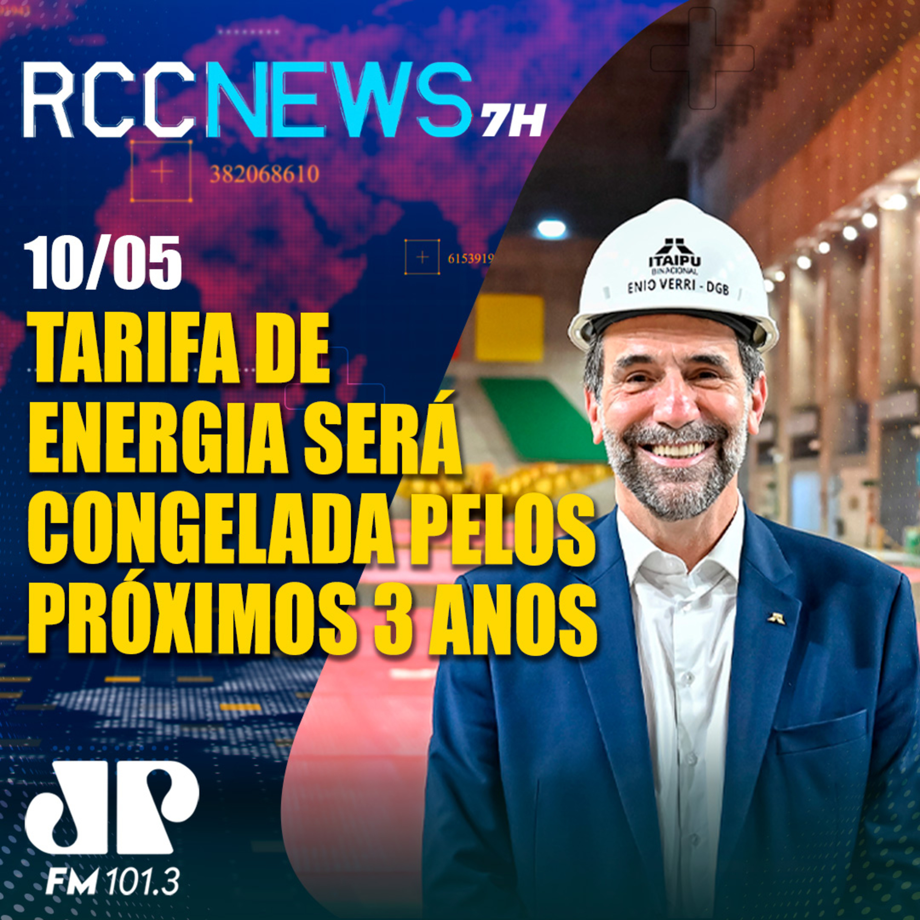 Itaipu não fará reajuste da energia elétrica pelos próximos 3 anos episode artwork