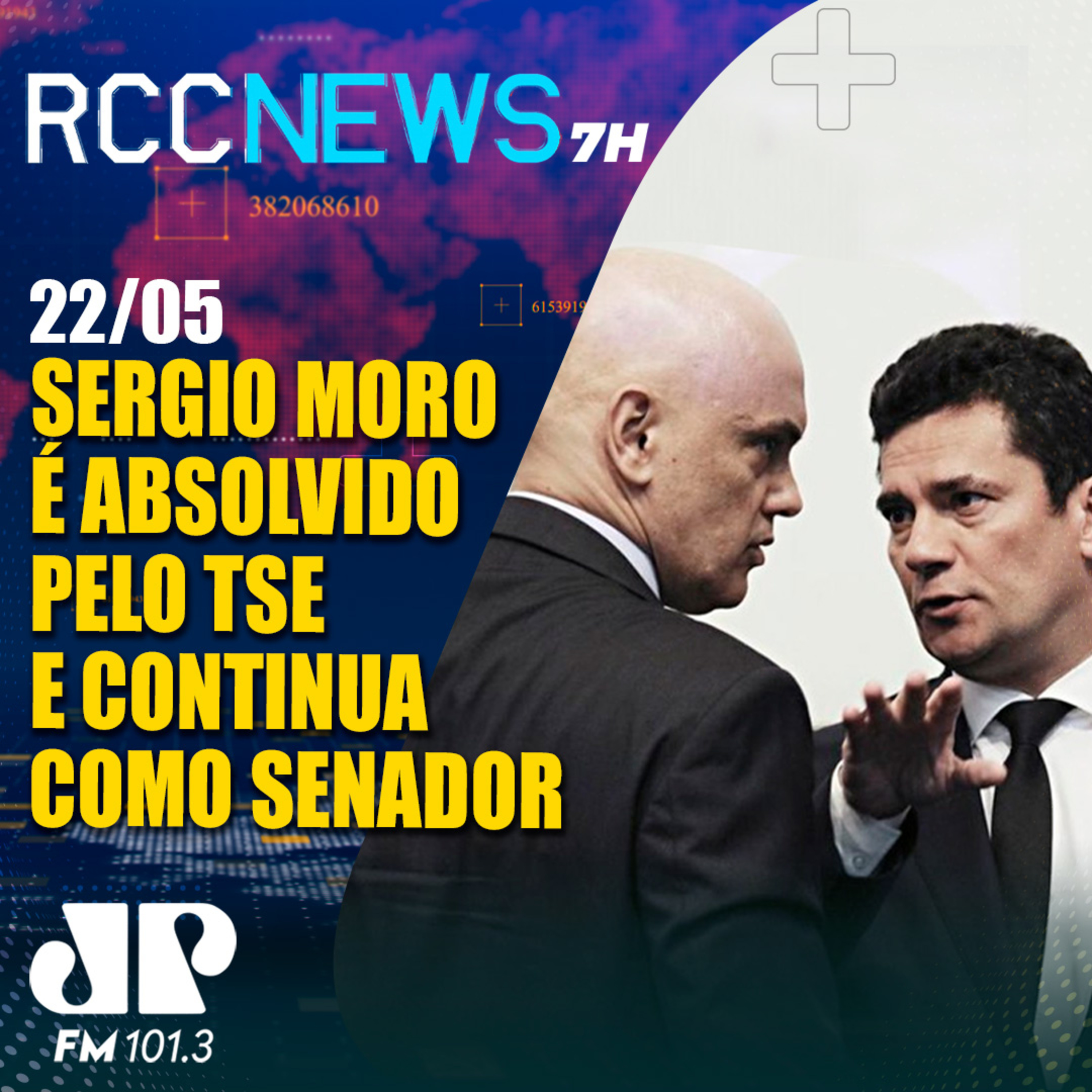 Sergio Moro é absolvido de cassação pelo TSE com voto favorável de Moraes episode artwork