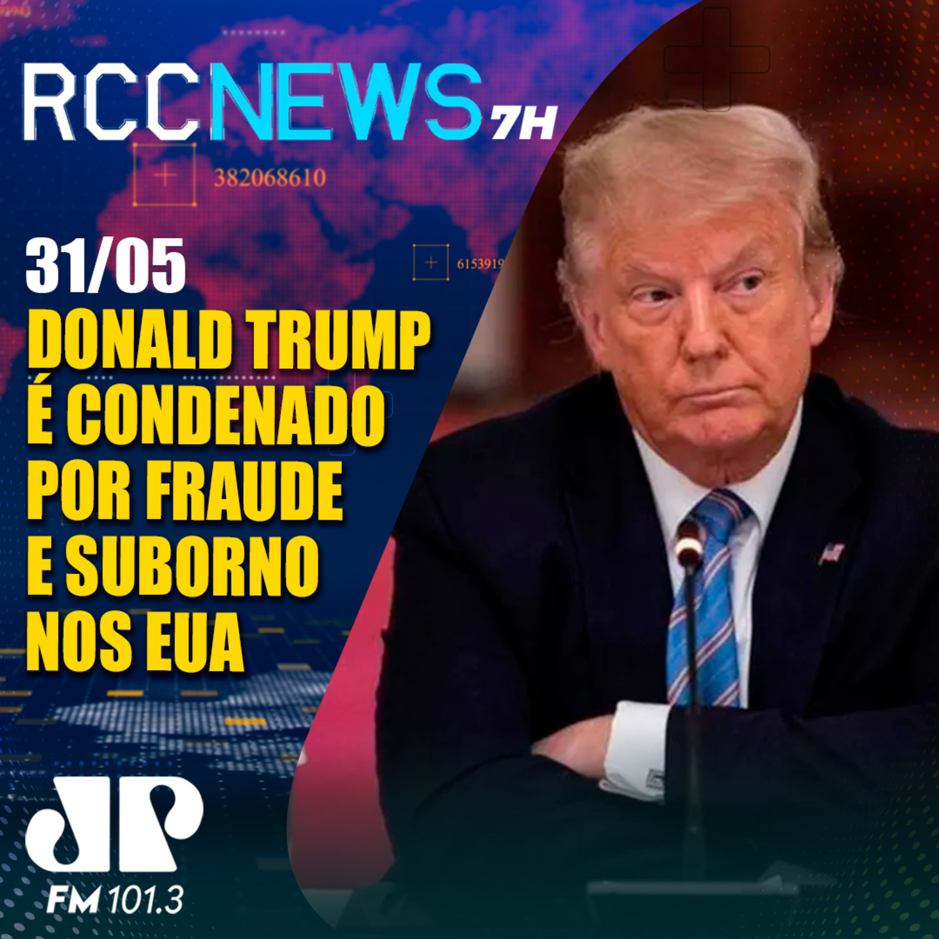 Trump se torna 1º ex-presidente dos EUA a ser condenado por um crime episode artwork