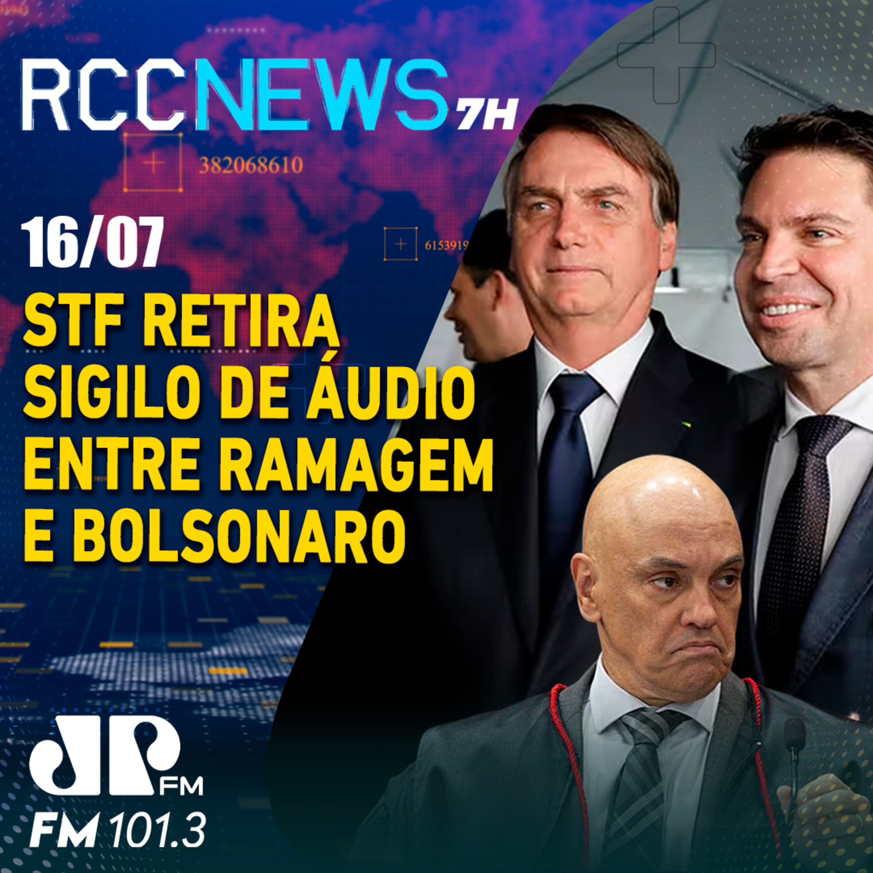 STF retira sigilo de gravação entre Alexandre Ramagem e Bolsonaro episode artwork