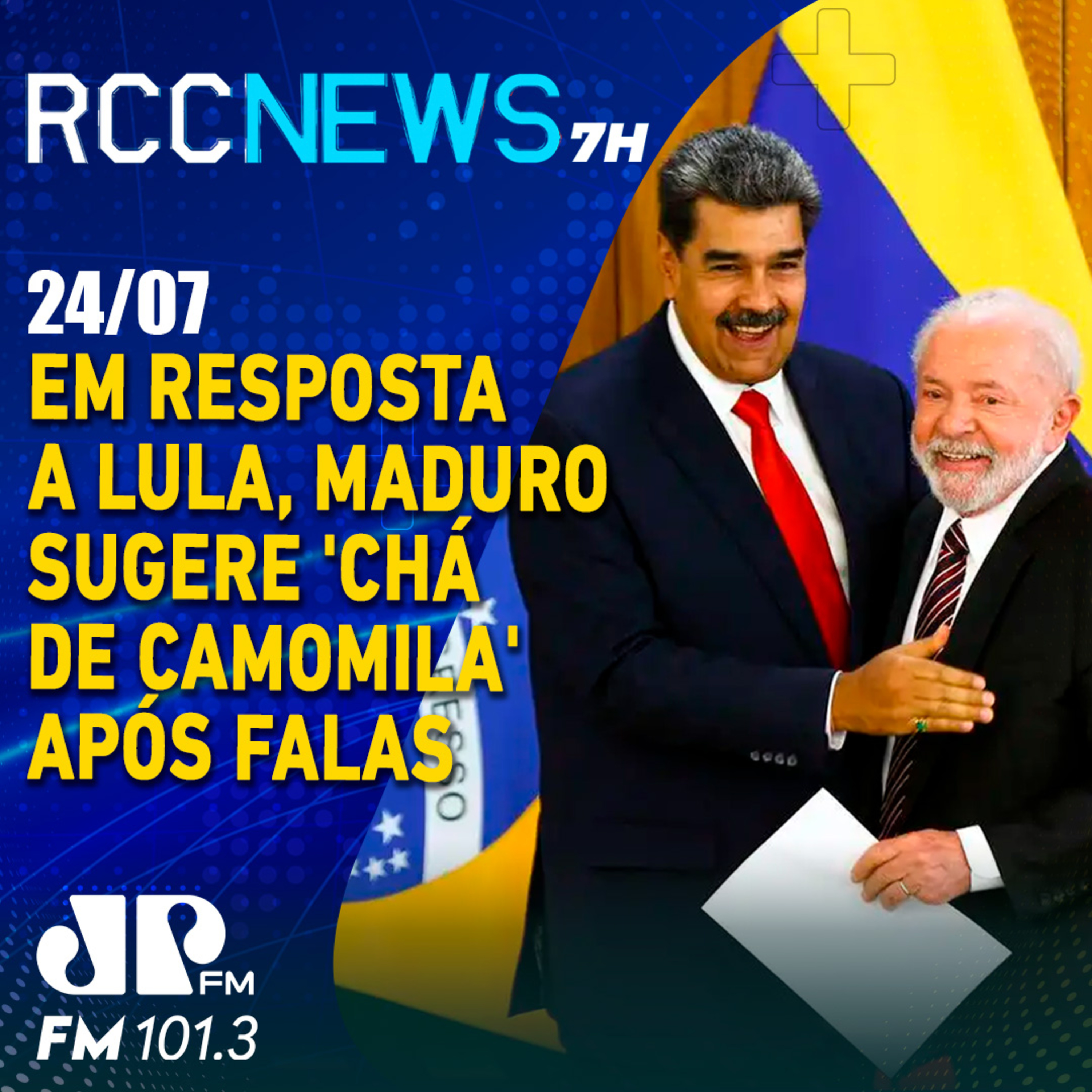‘Tome chá de camomila’, diz Maduro após fala de Lula sobre eleições na Venezuela episode artwork