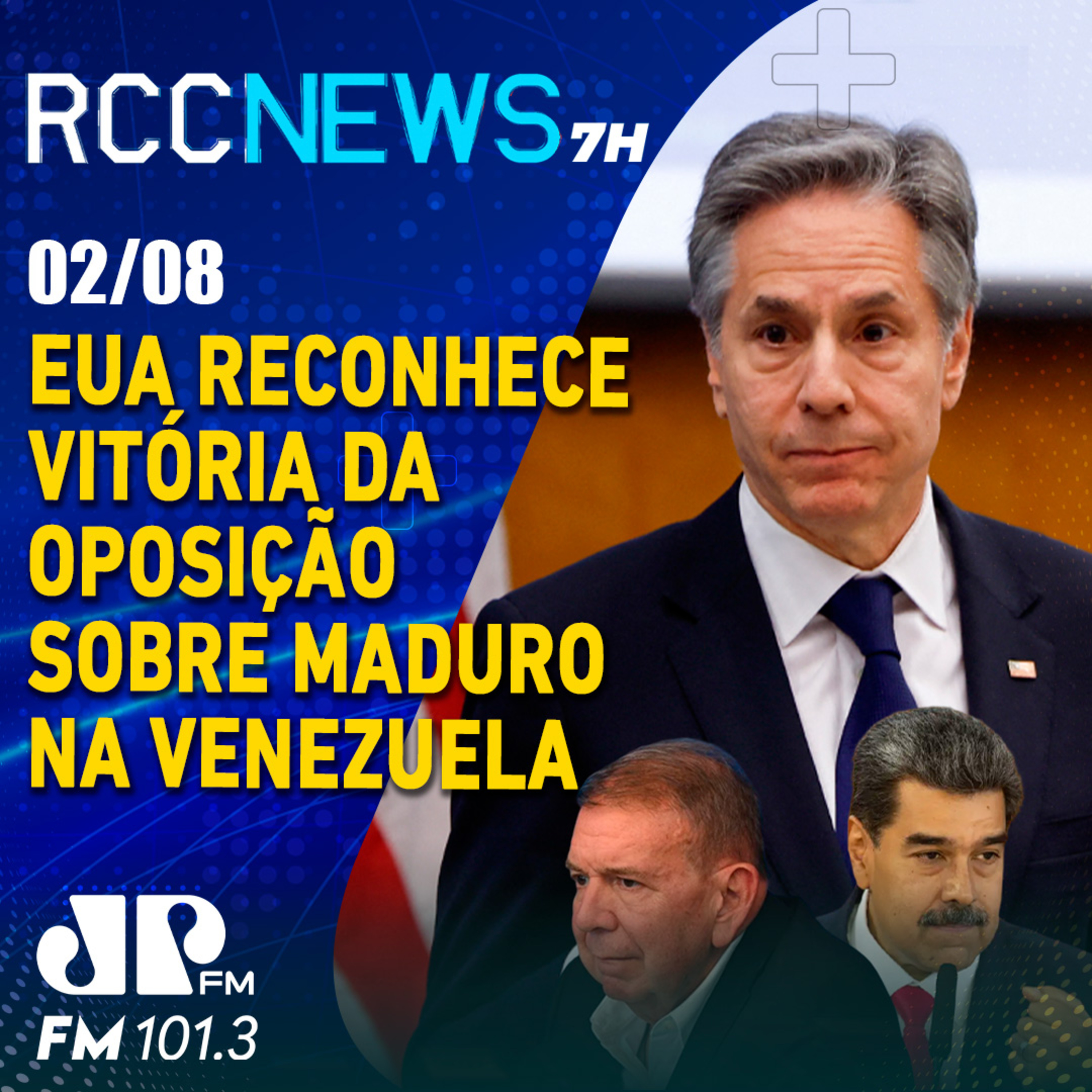 EUA consideram que González venceu eleição na Venezuela, diz Blinken episode artwork