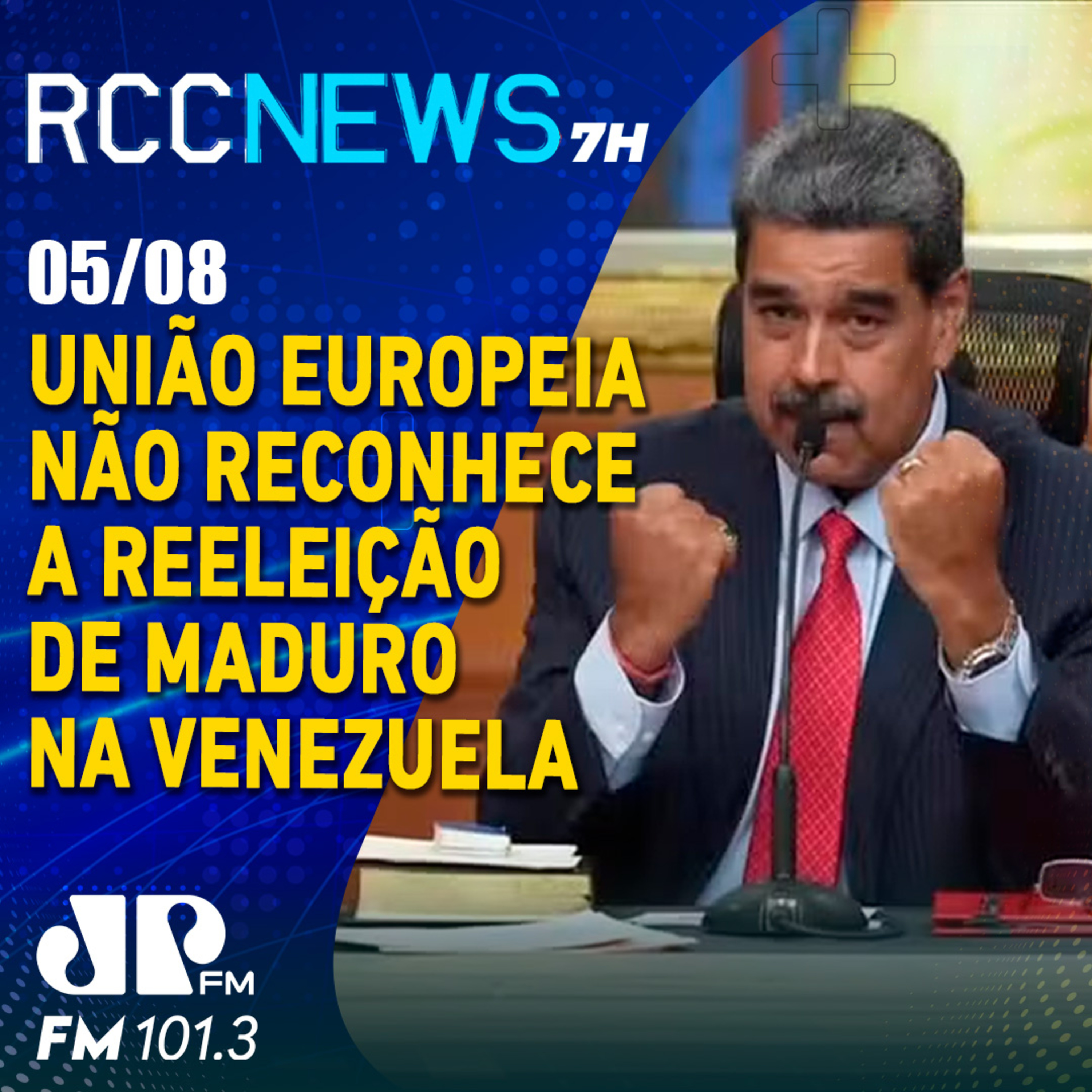 União Europeia não reconhece a reeleição de Maduro na Venezuela episode artwork
