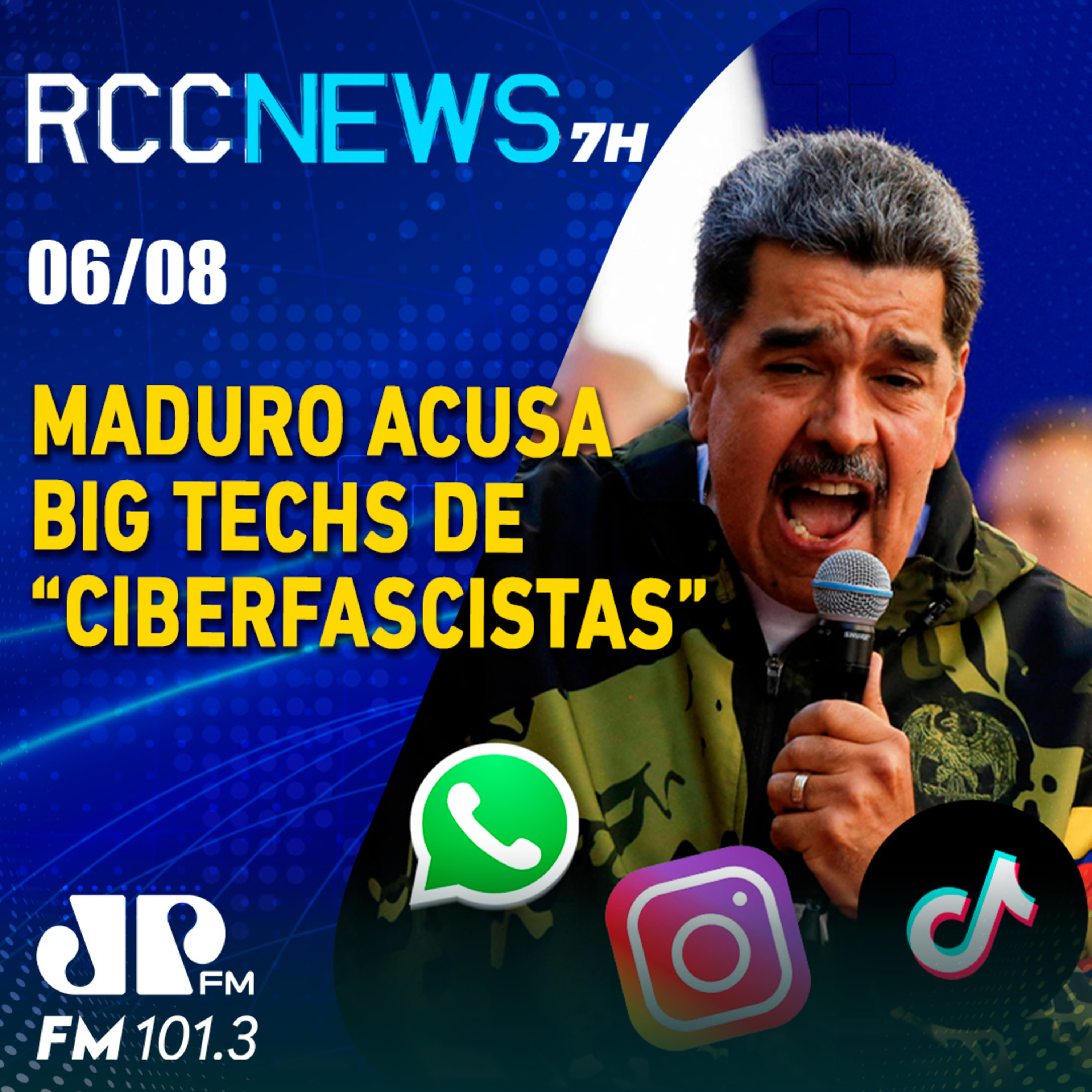 Maduro acusa TikTok, Instagram e Whatsapp de tentativa de golpe “ciberfascista” episode artwork