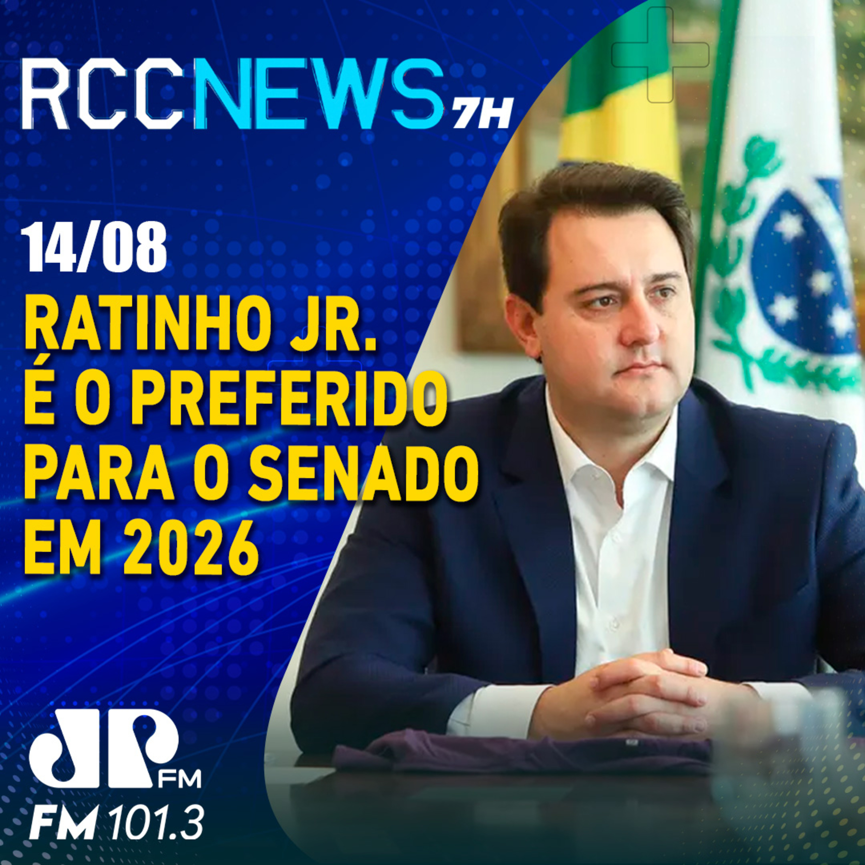 Ratinho Jr. é o preferido dos paranaenses para vaga no Senado em 2026 episode artwork
