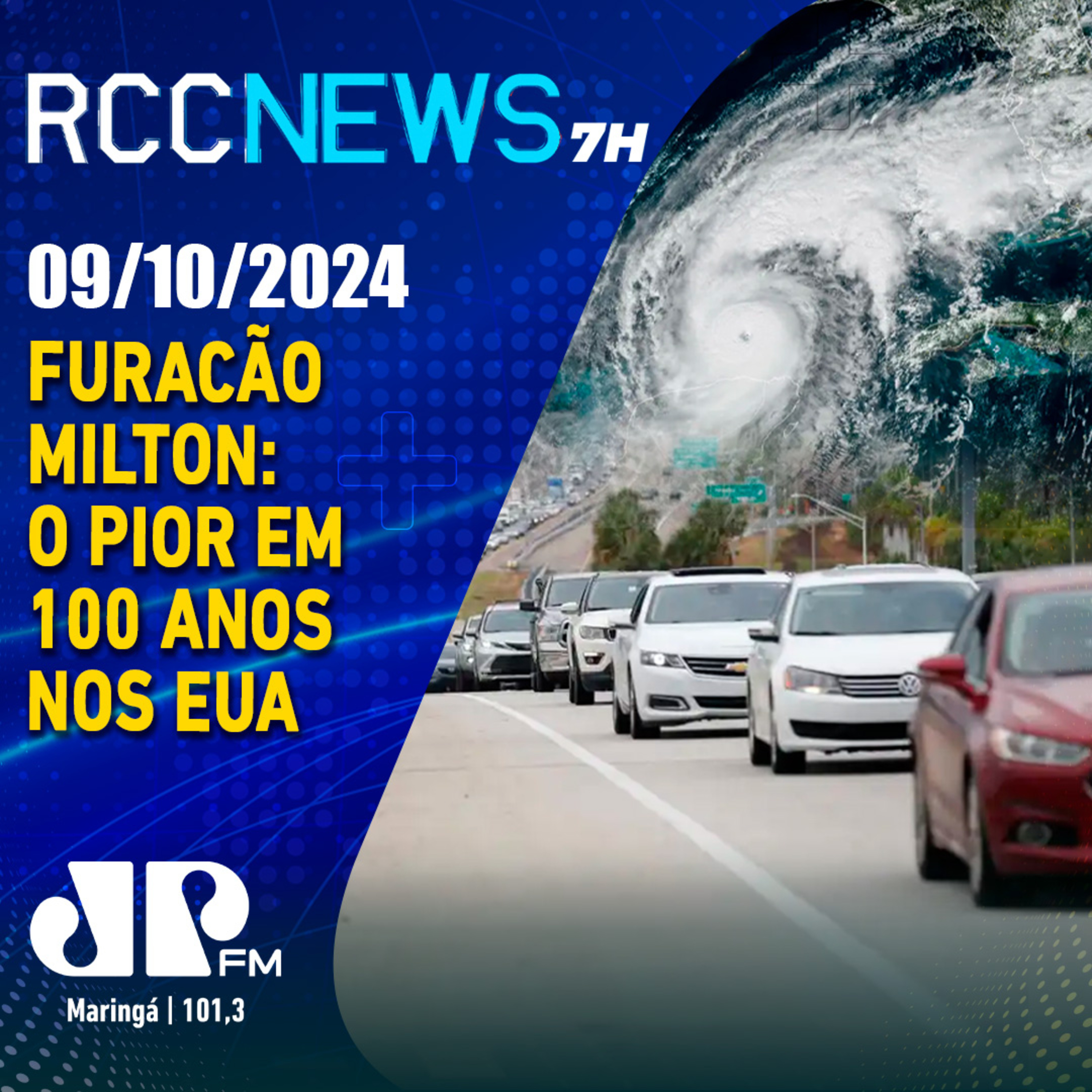 EUA se prepara para o furação Milton, o maior dos últimos 100 anos episode artwork