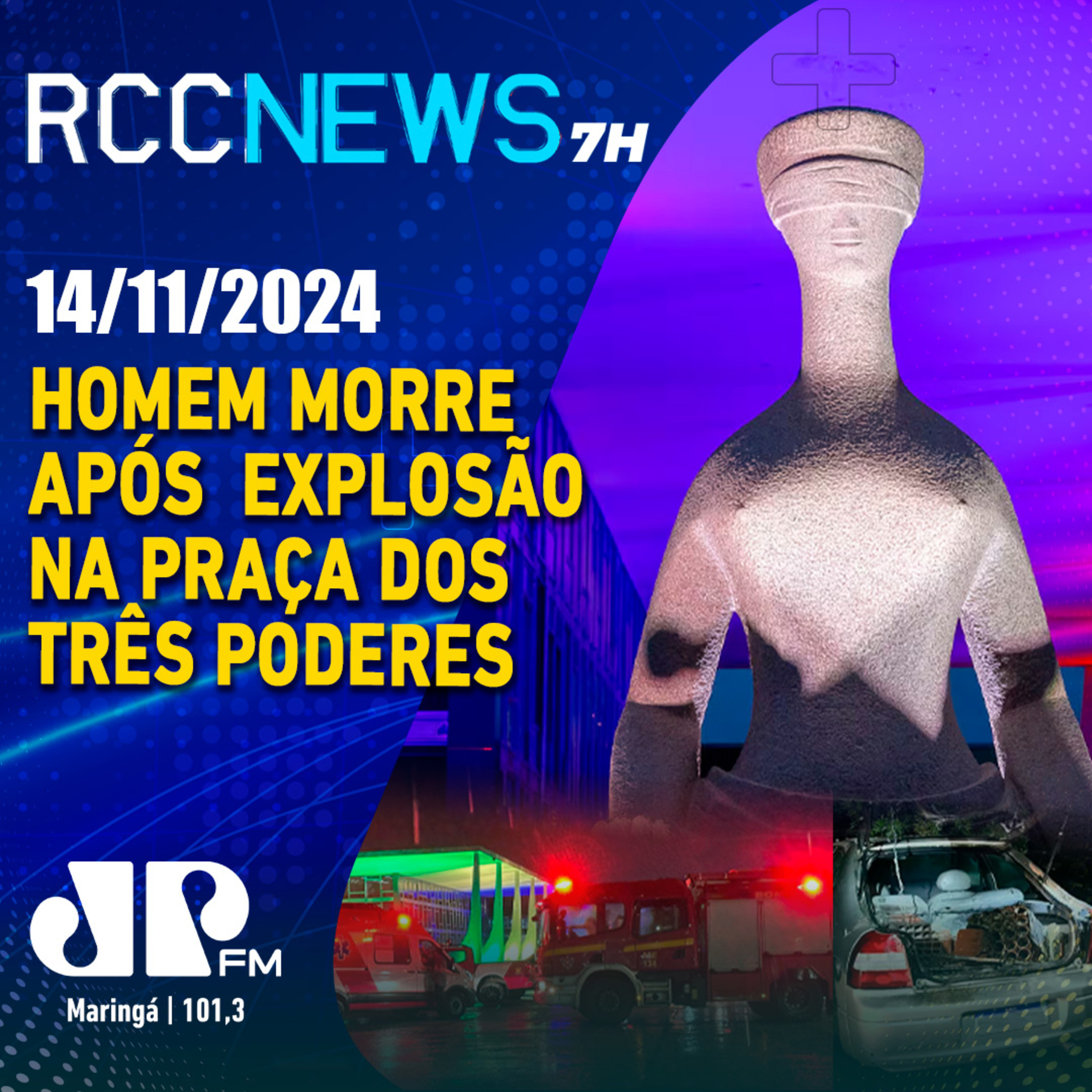 Explosão é registrada na Praça dos Três Poderes em Brasília e deixa um morto episode artwork