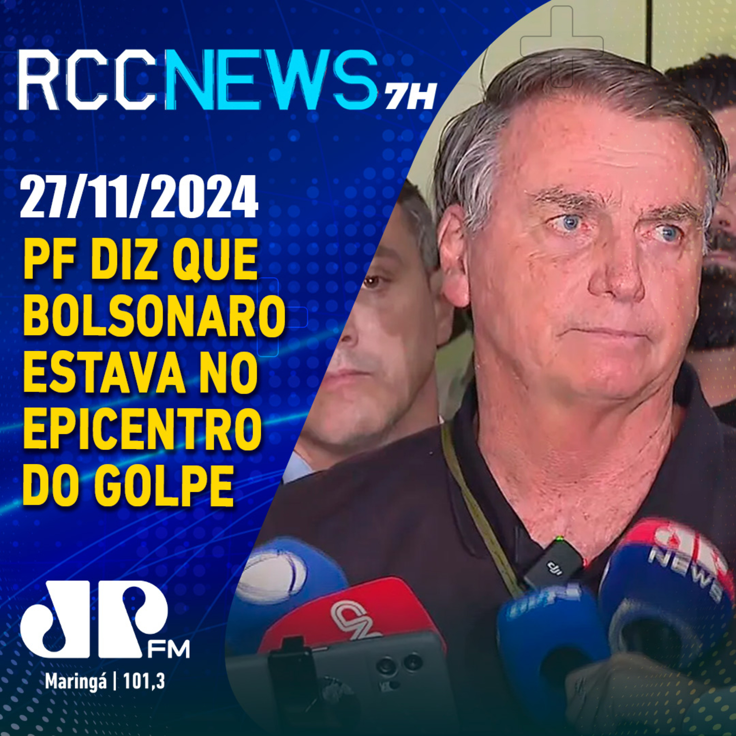 PF conclui em relatório que Bolsonaro está no epicentro do golpe episode artwork