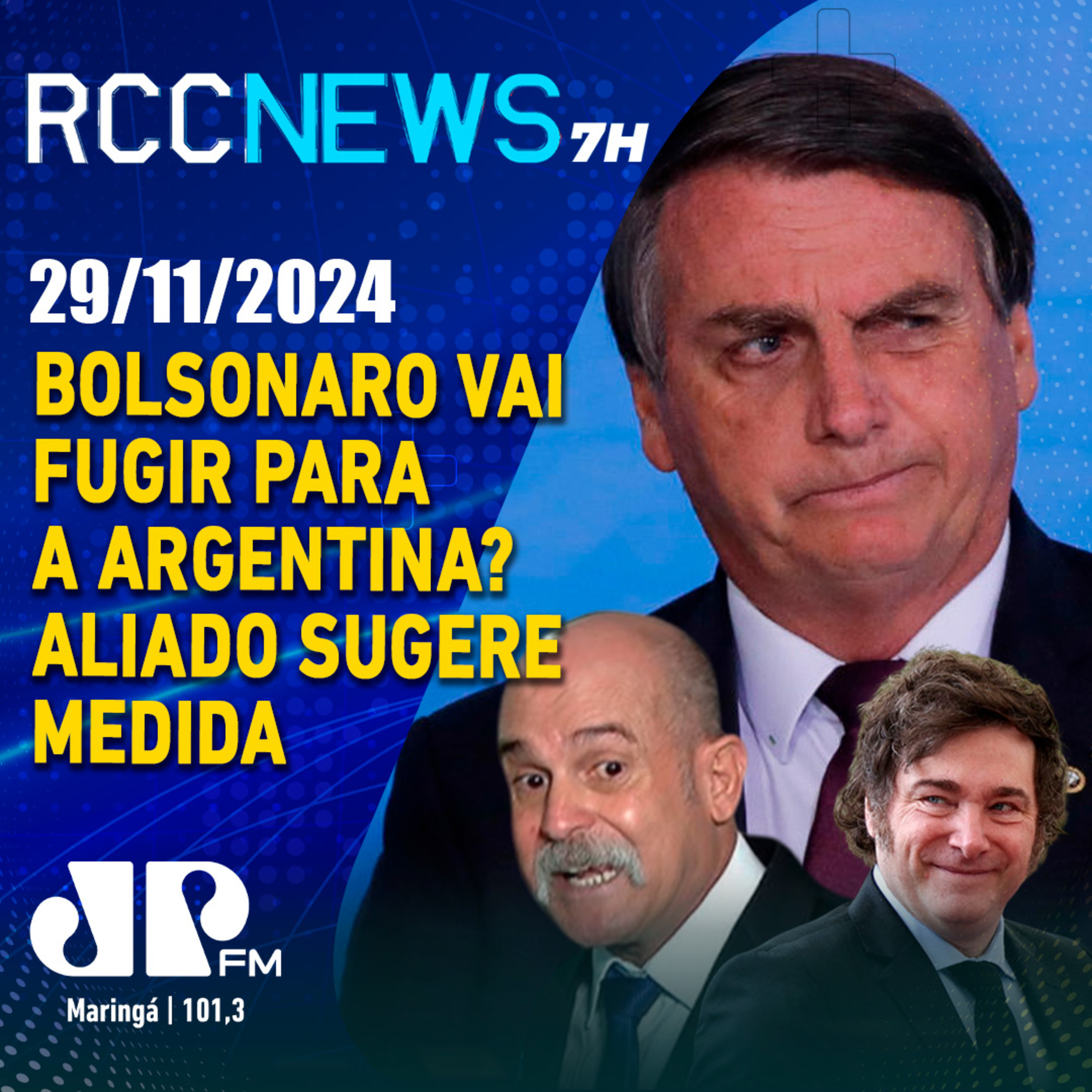 Aliado sugere que Bolsonaro arrume mala para fugir para a Argentina episode artwork