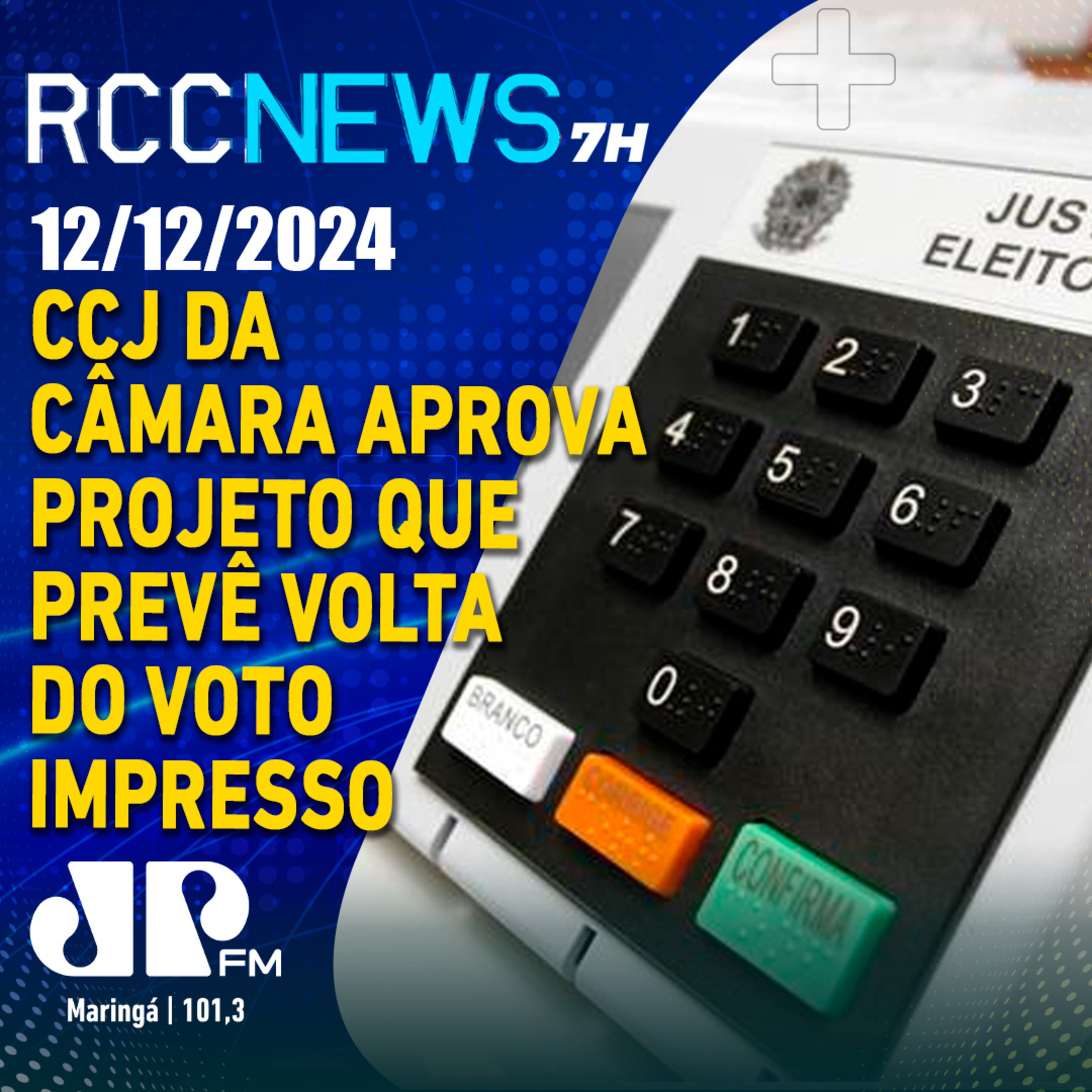  CCJ da Câmara aprova projeto que prevê volta do voto impresso episode artwork