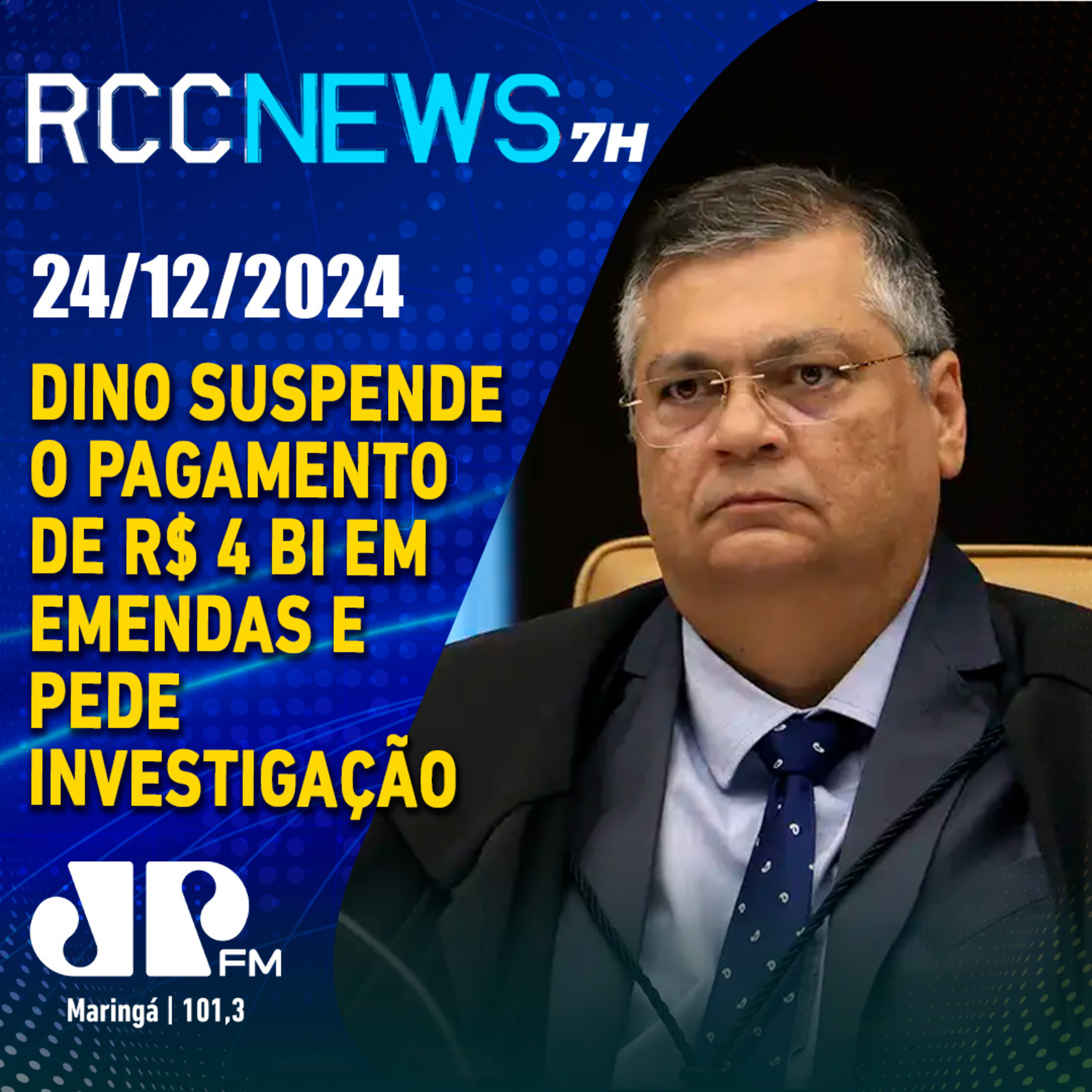 Dino suspende o pagamento de R$ 4 bi em emendas e pede investigação episode artwork