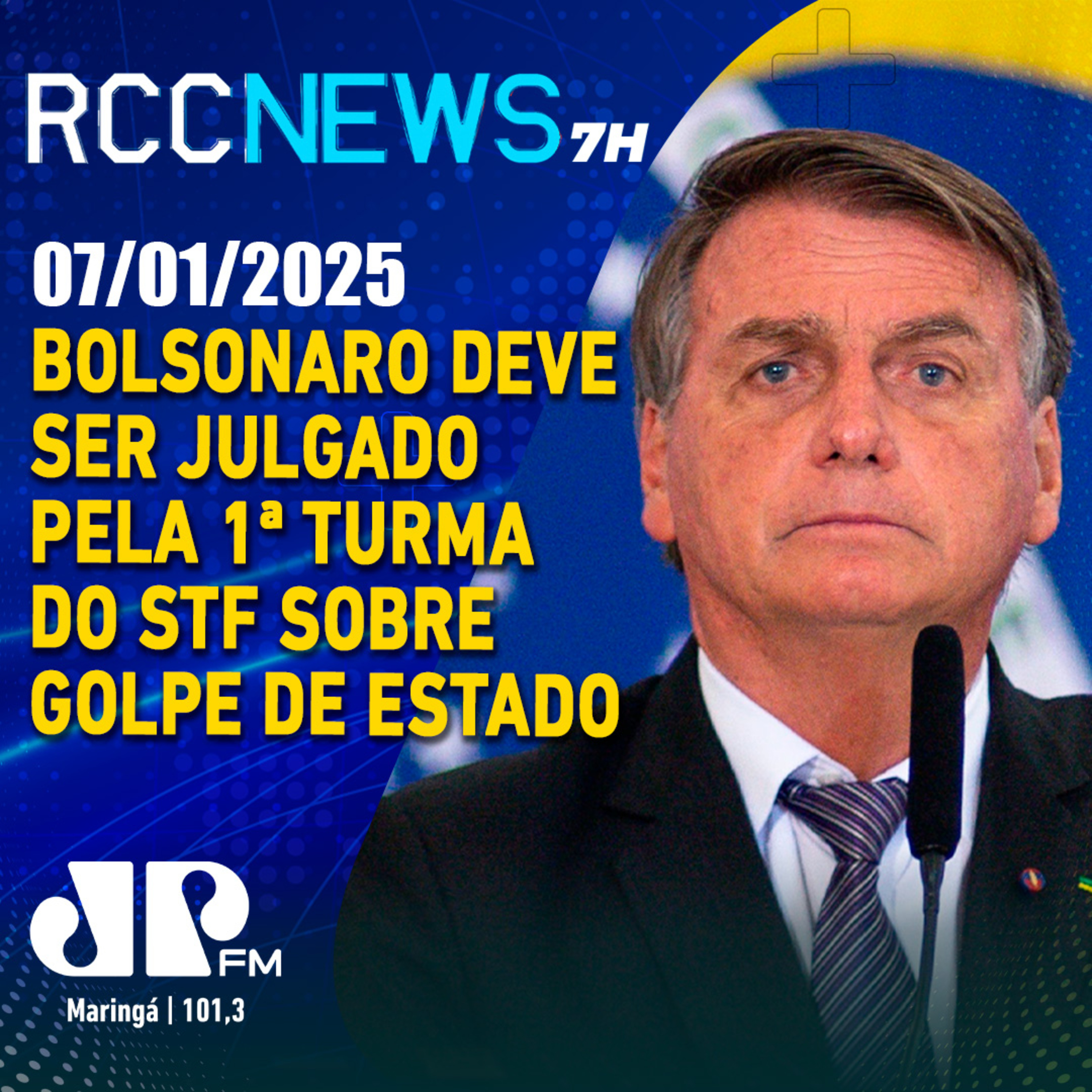 Bolsonaro deve ser julgado pela 1ª turma do STF sobre golpe de 8 de janeiro episode artwork