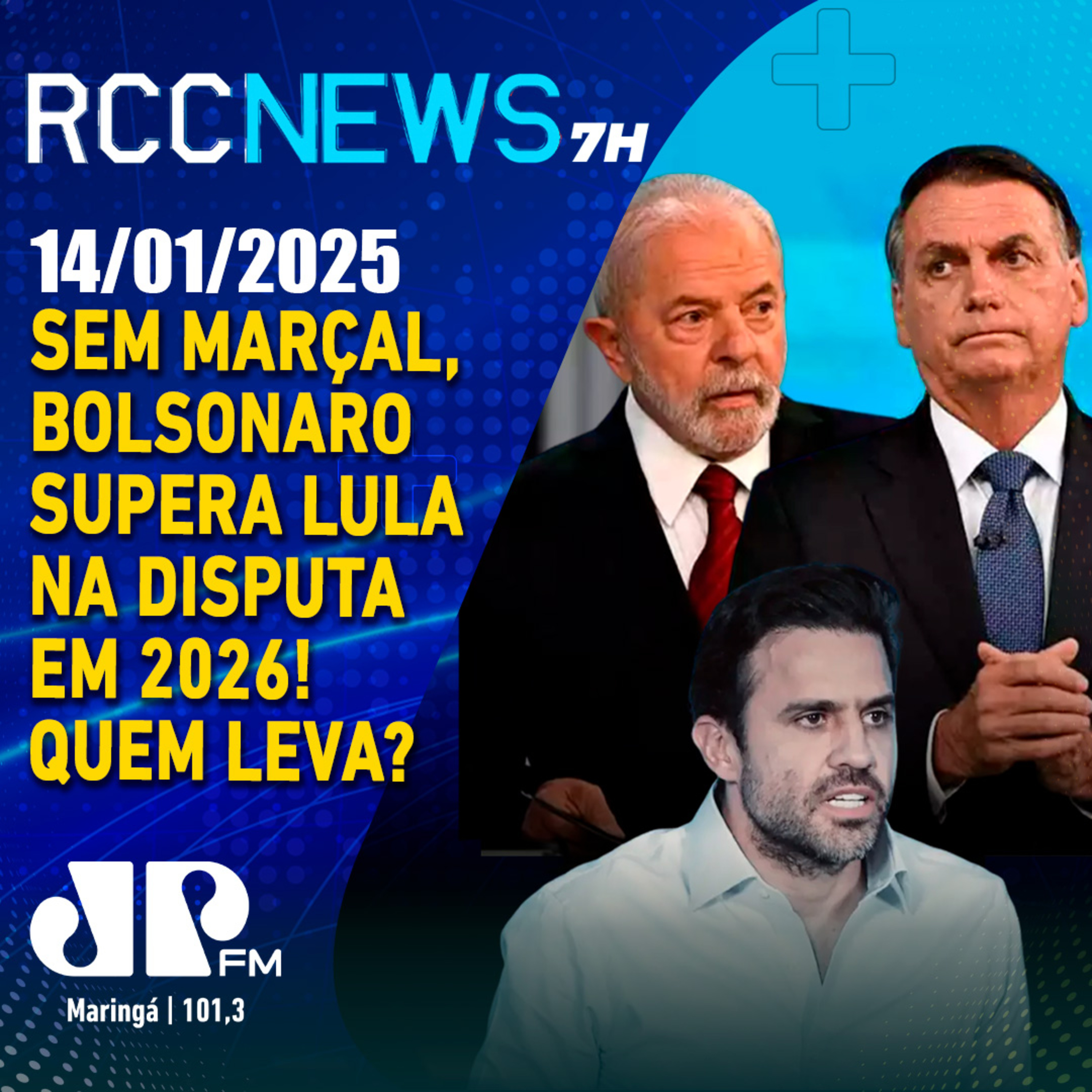Sem Marçal, Bolsonaro supera Lula na disputa em 2026! Quem leva? episode artwork