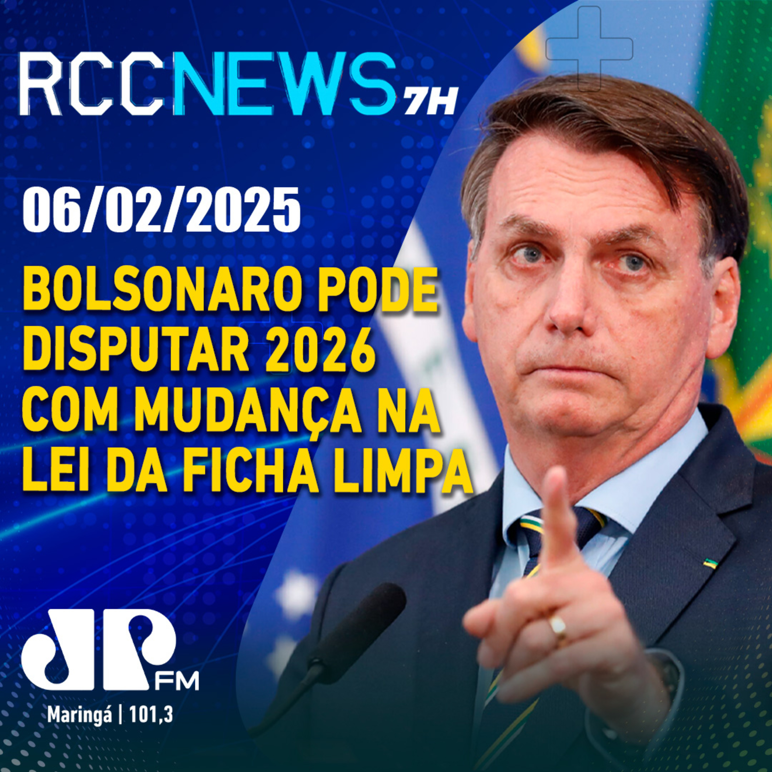 Bolsonaro pode disputar 2026 com mudança na Lei da Ficha Limpa episode artwork