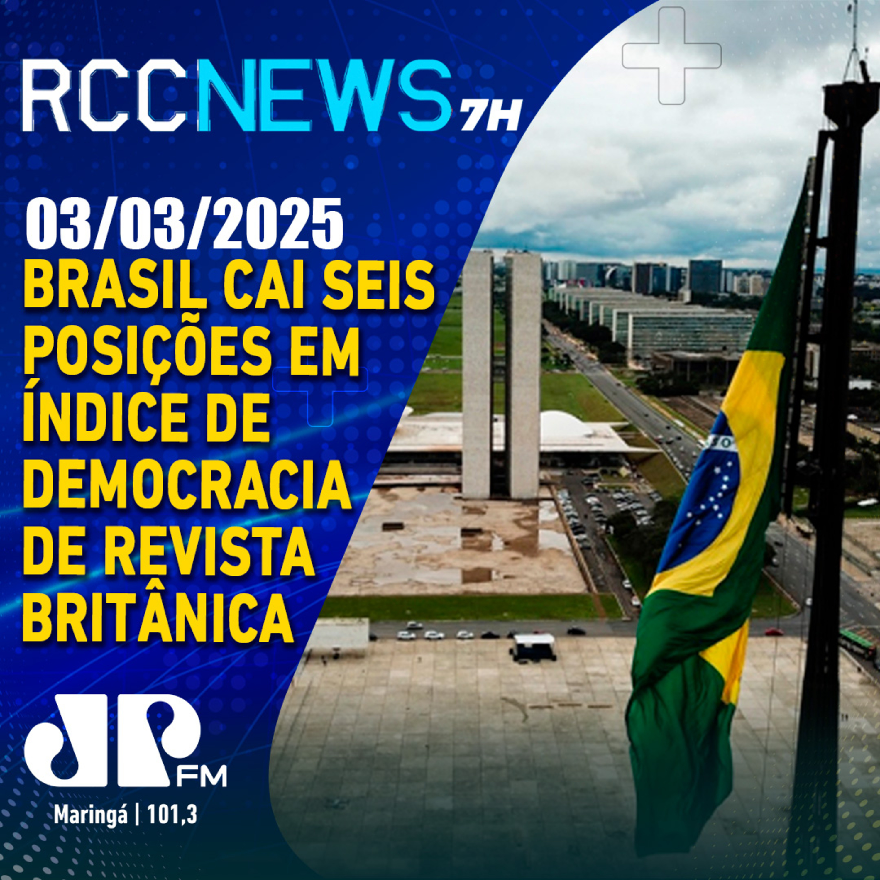 Brasil cai seis posições em índice de democracia de revista britânica episode artwork