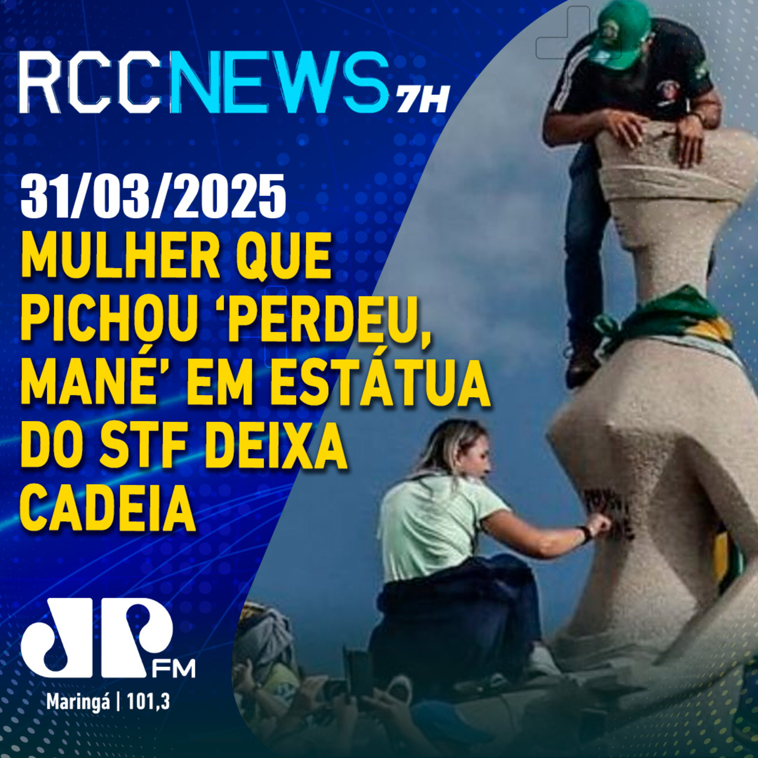 Mulher que pichou ‘perdeu, mané’ em estátua do STF deixa a cadeia episode artwork