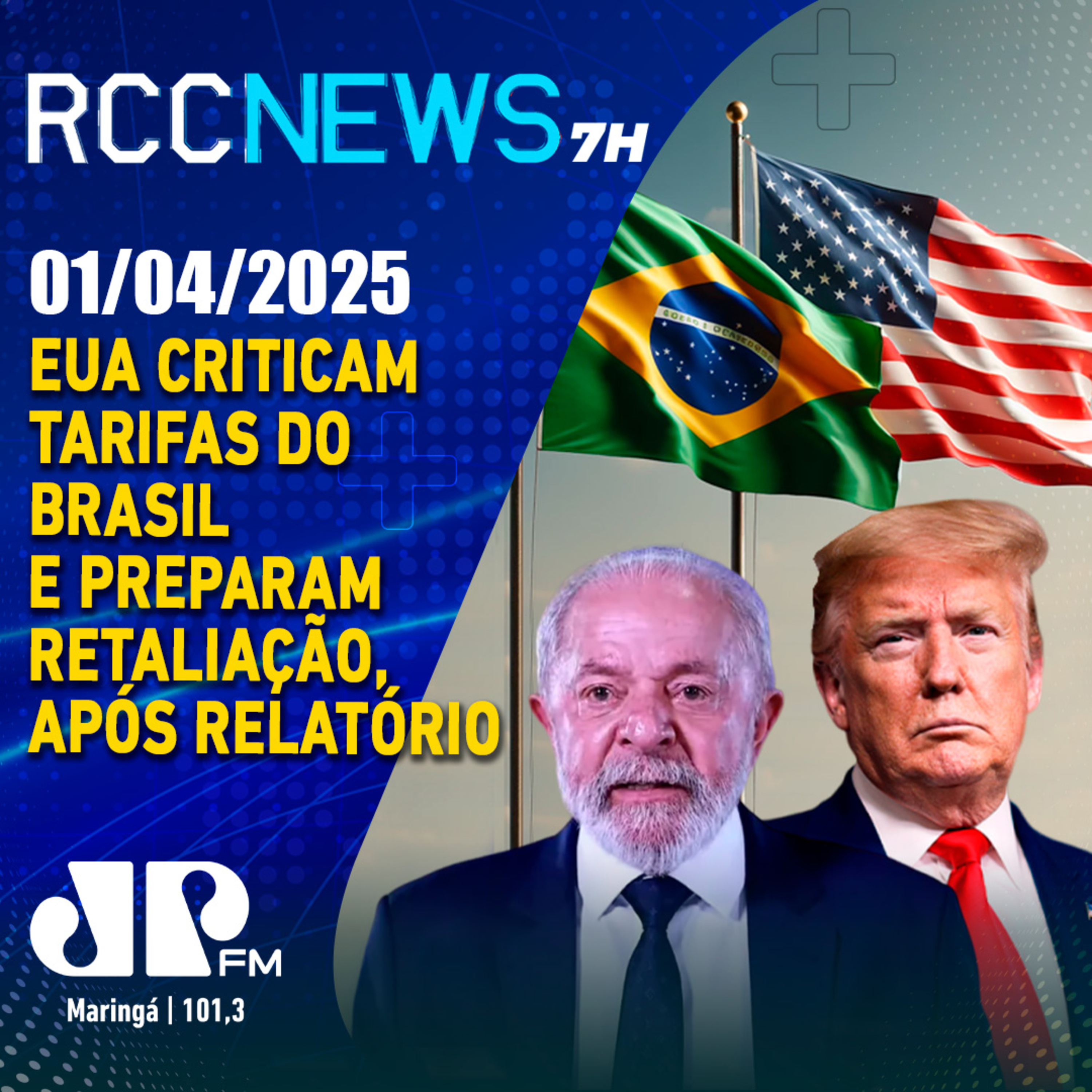 EUA criticam tarifas do Brasil e preparam retaliação, após relatório episode artwork