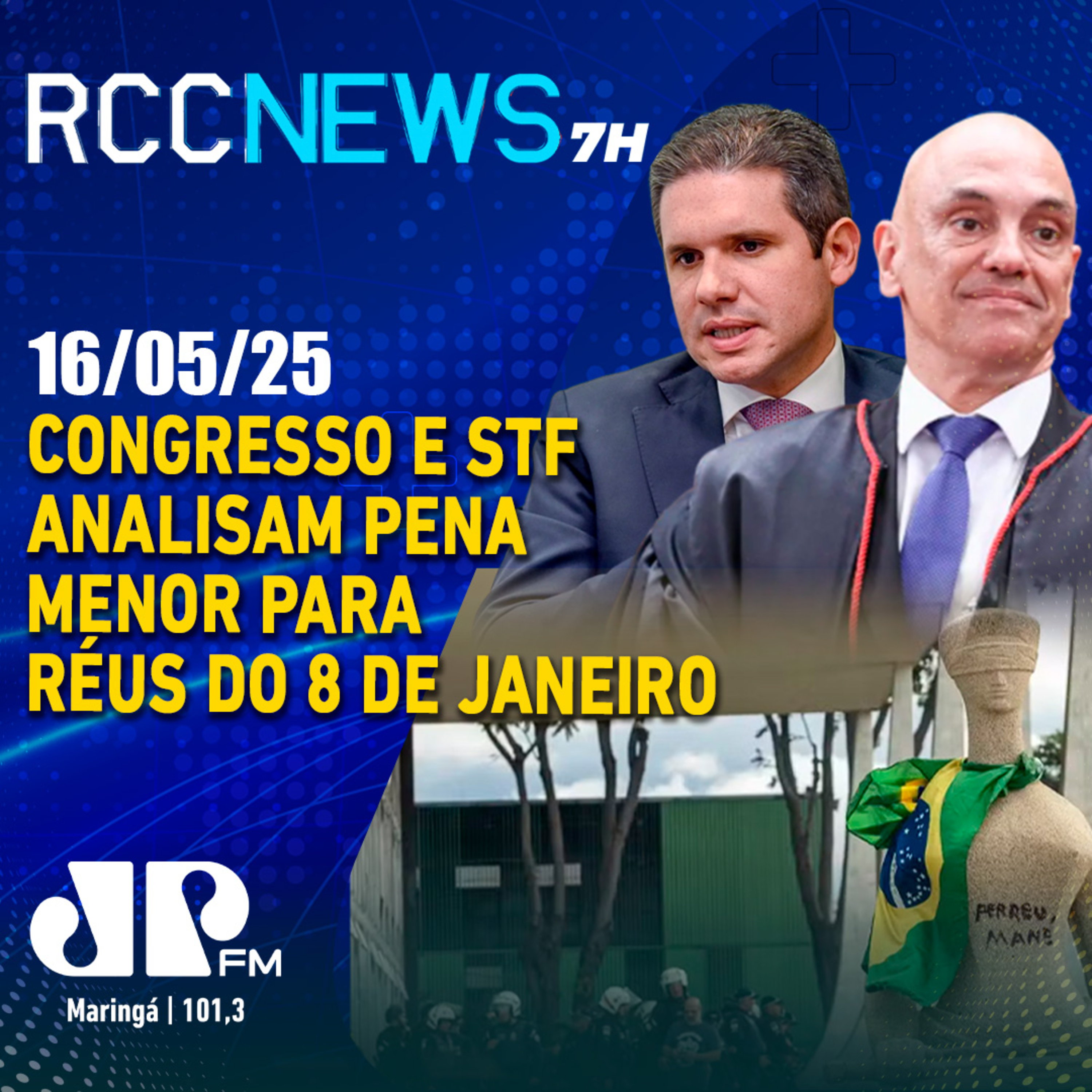 Anistia: Congresso e STF analisam pena menor para réus do 8 de janeiro episode artwork