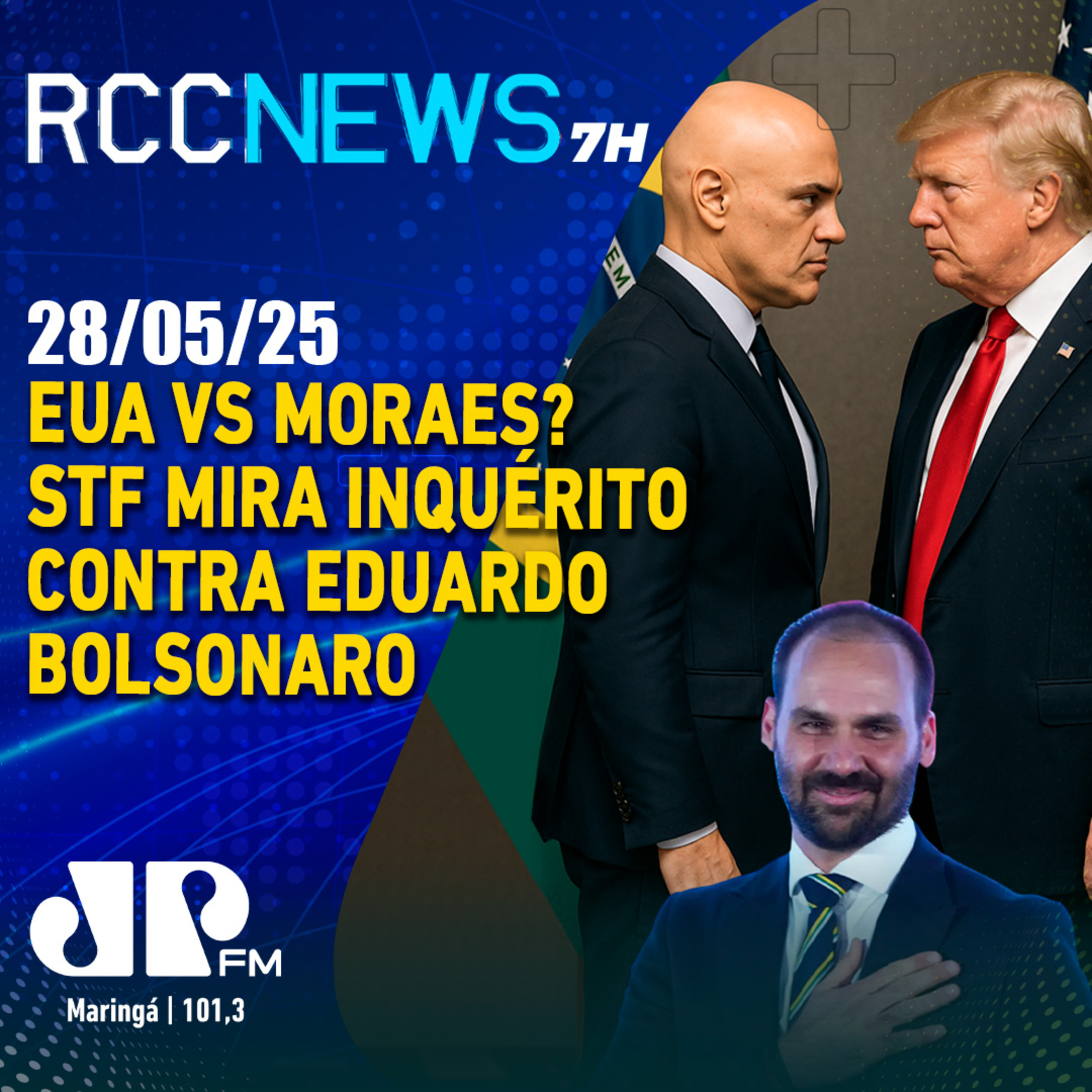 EUA vs Moraes? Eduardo Bolsonaro reage a possível inquérito do STF episode artwork