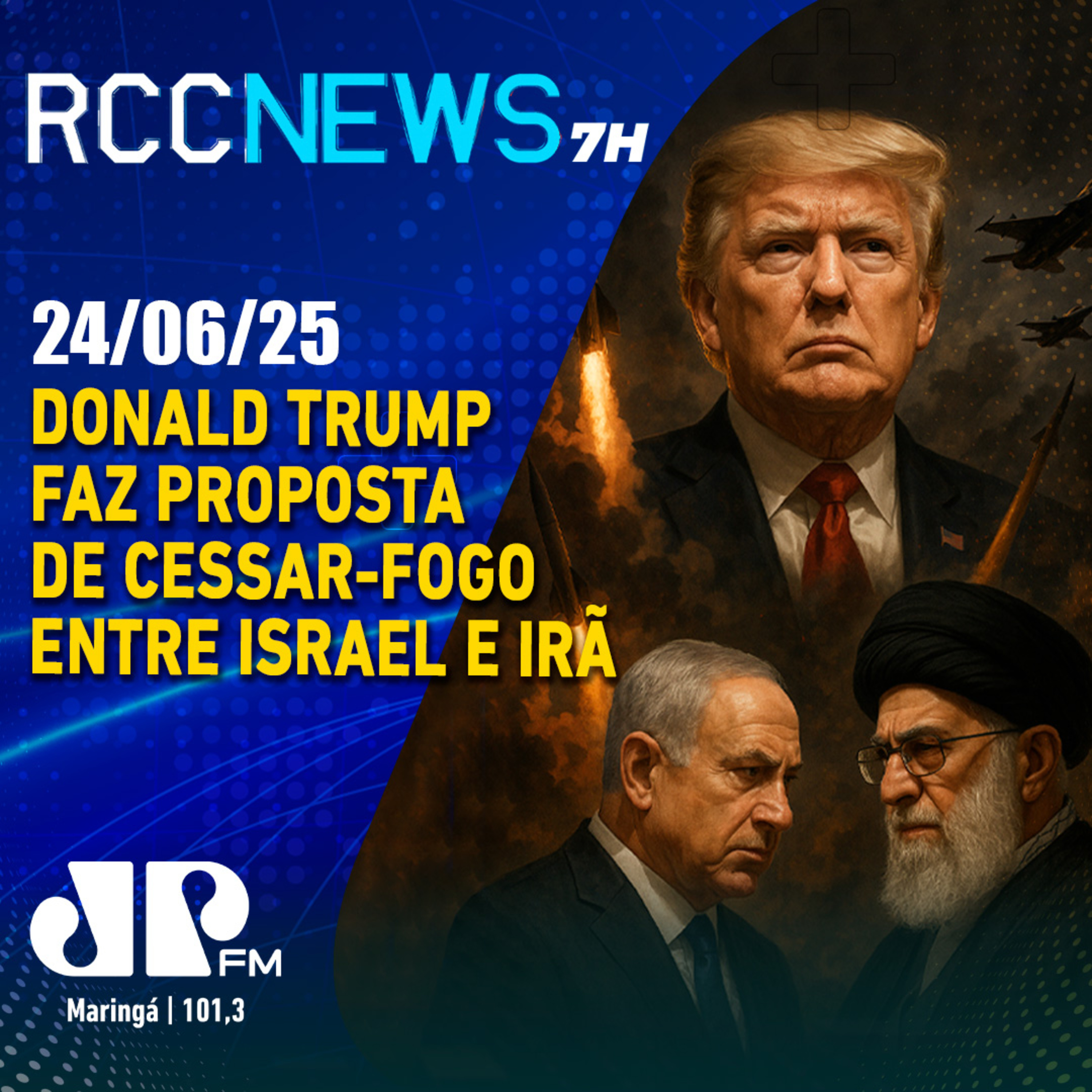Donald Trump faz proposta de cessar-fogo entre Israel e Irã episode artwork