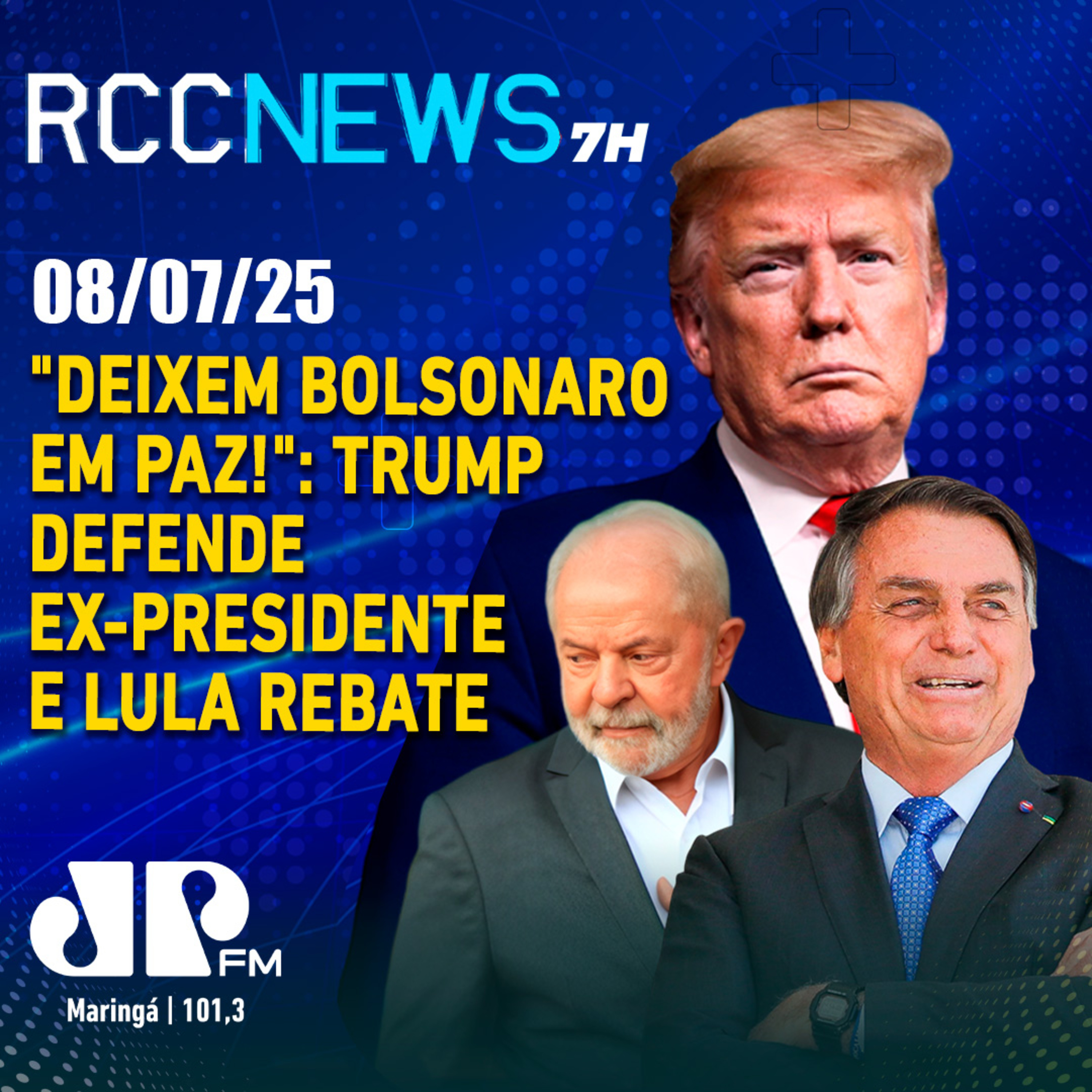 Trump sai em defesa de Bolsonaro e Lula rebate: ‘Somos um país soberano’ episode artwork