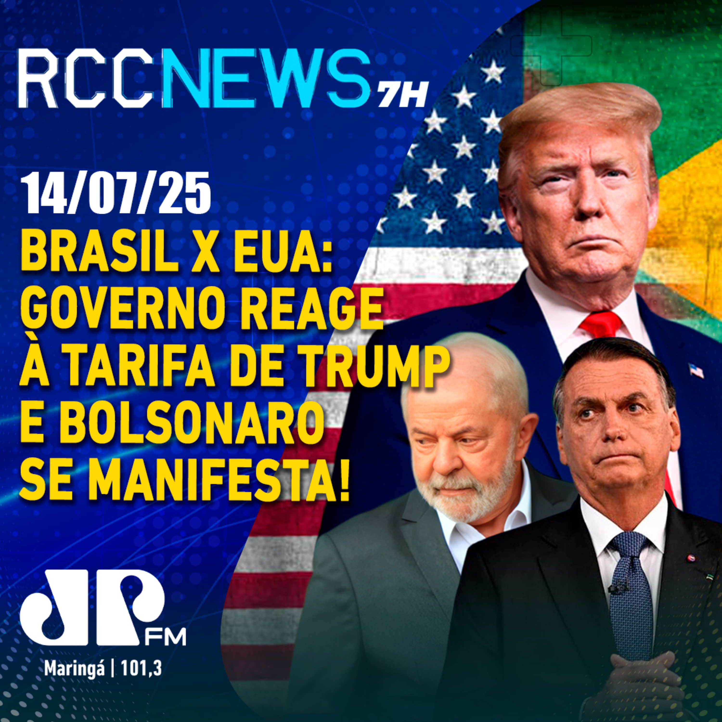 Brasil se prepara contra Taxação dos EUA e Bolsonaro se pronuncia episode artwork